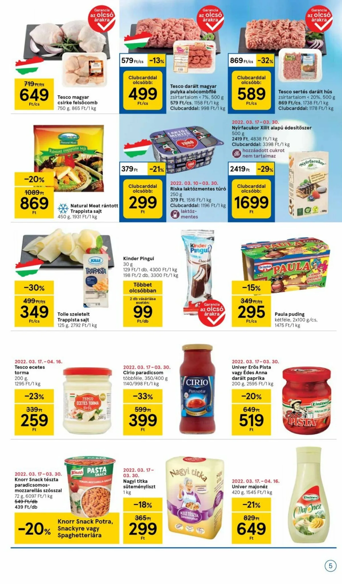 Tesco akciós újság Szupermarket 03.24–03.30 – 5. oldal