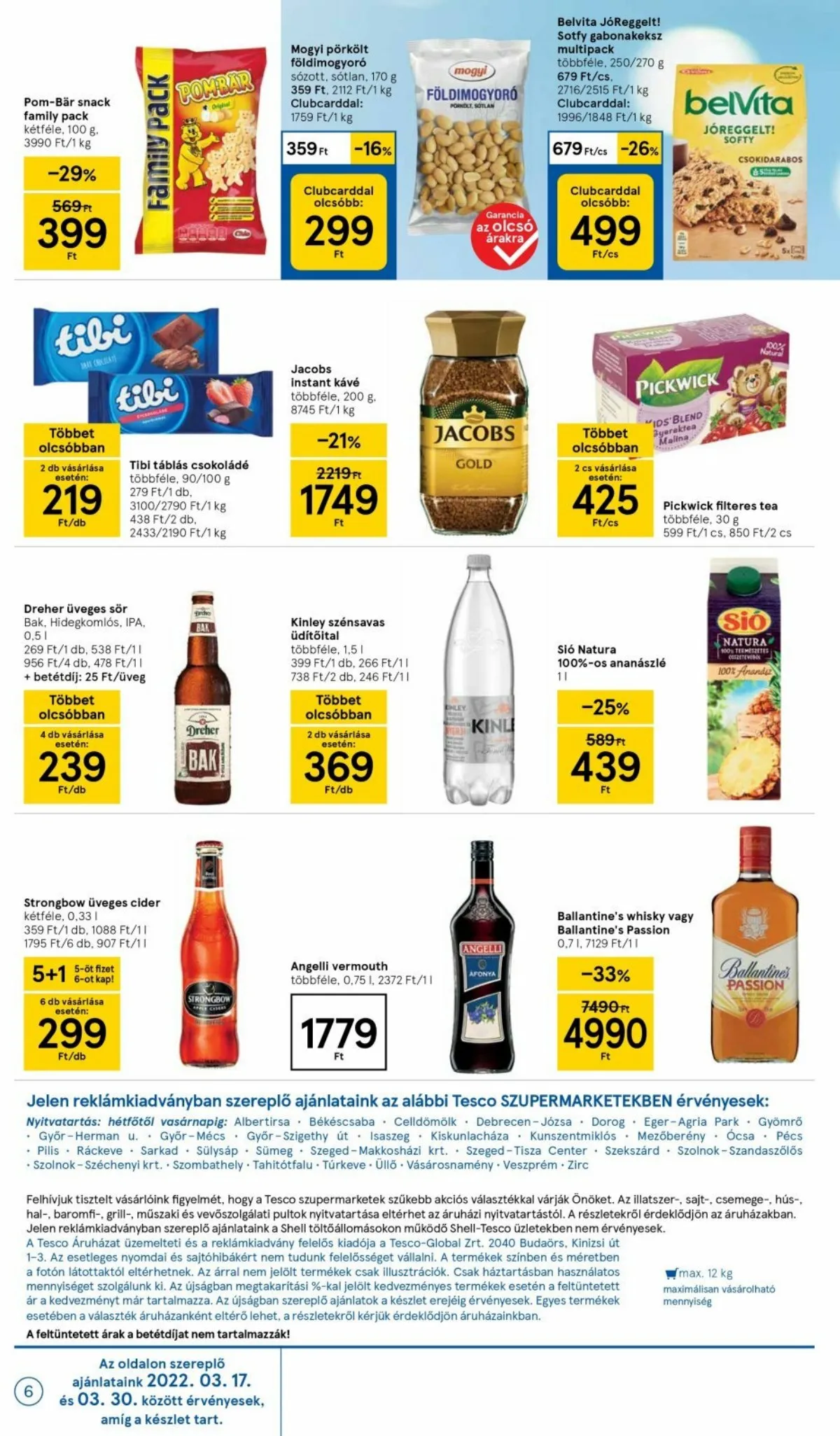 Tesco akciós újság Szupermarket 03.24–03.30 – 6. oldal