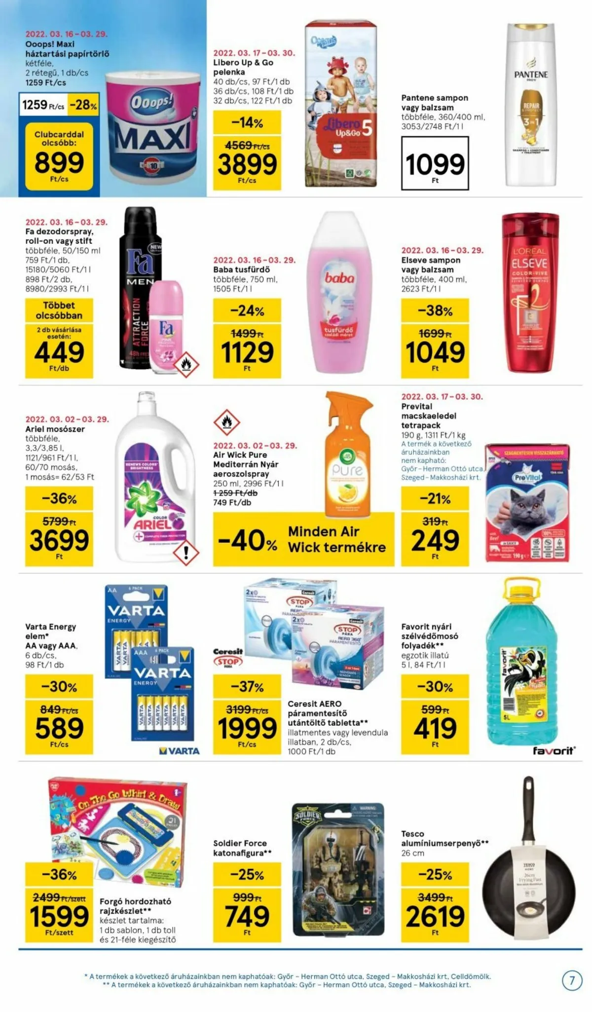 Tesco akciós újság Szupermarket 03.24–03.30 – 7. oldal