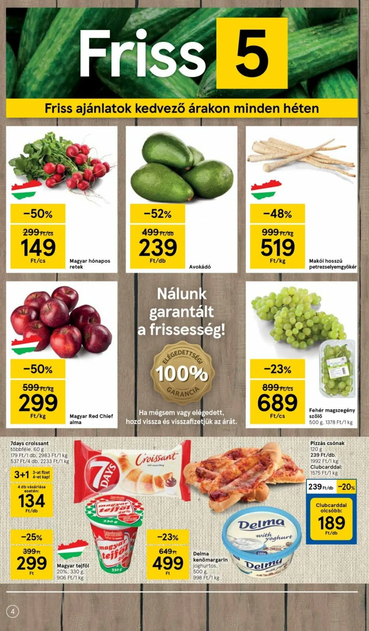 Tesco akciós újság Szupermarket 03.31–04.06 – 4. oldal