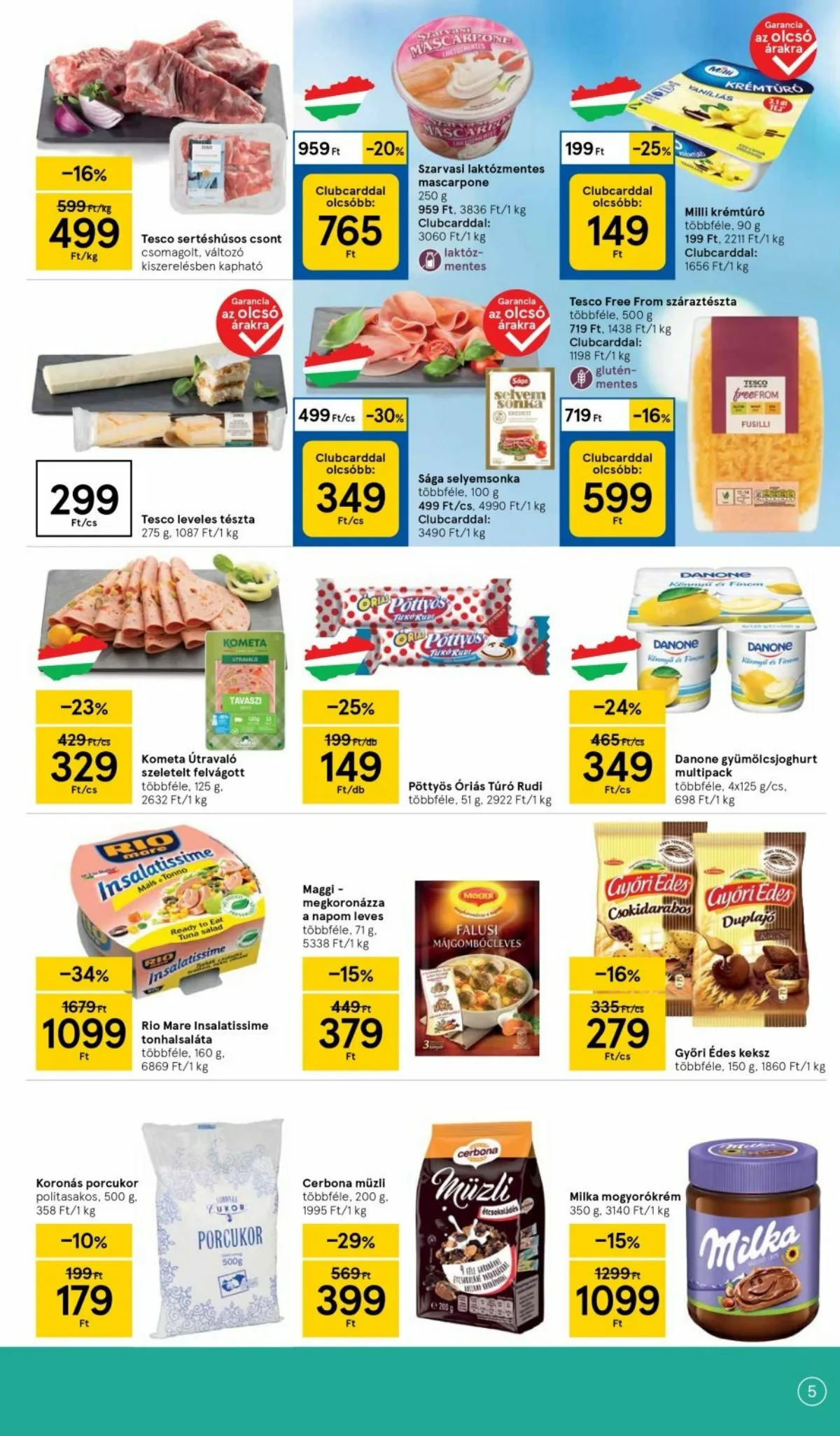 Tesco akciós újság Szupermarket 03.31–04.06 – 5. oldal