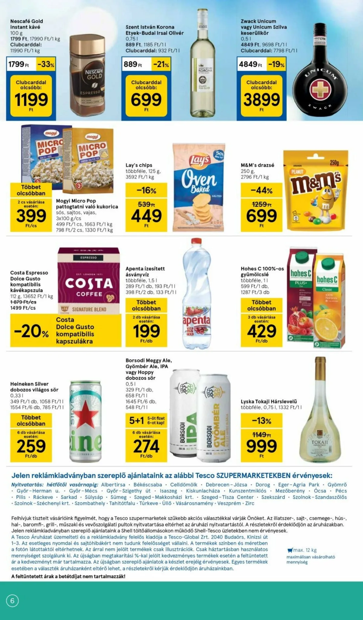 Tesco akciós újság Szupermarket 03.31–04.06 – 6. oldal