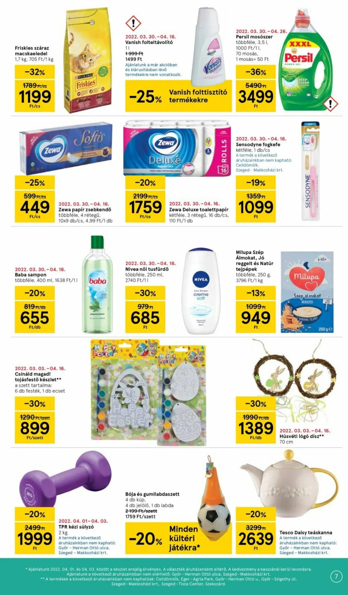Tesco akciós újság Szupermarket 03.31–04.06 – 7. oldal