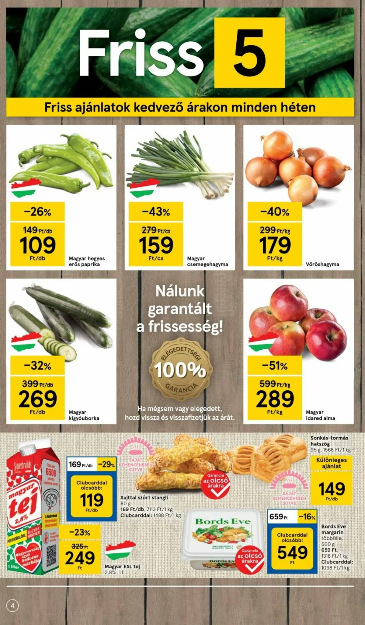Tesco akciós újság Szupermarket 04.07–04.12 – 4. oldal