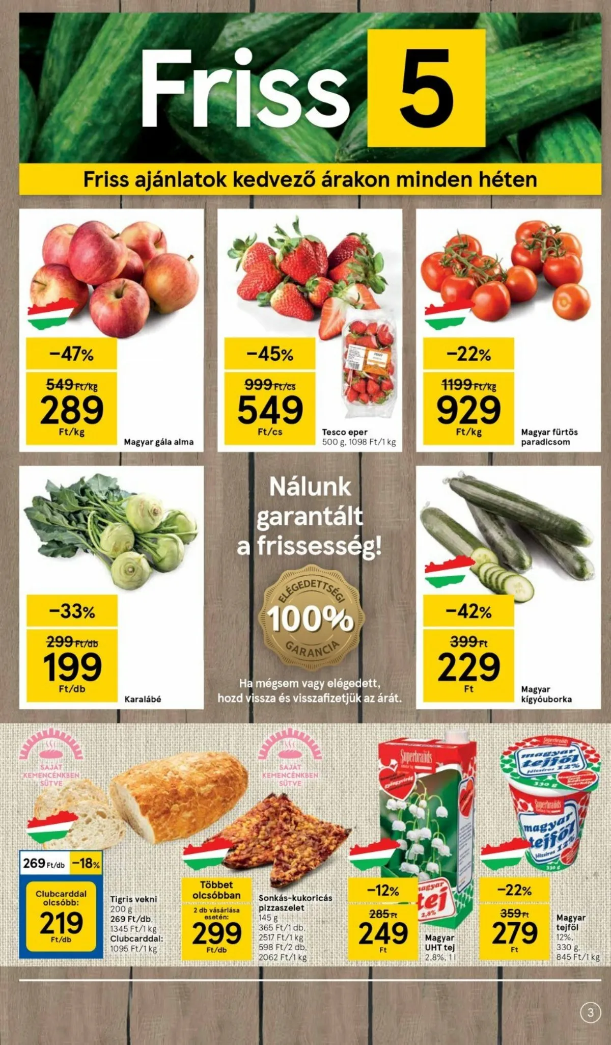 Tesco akciós újság Szupermarket 04.21–04.27 – 3. oldal
