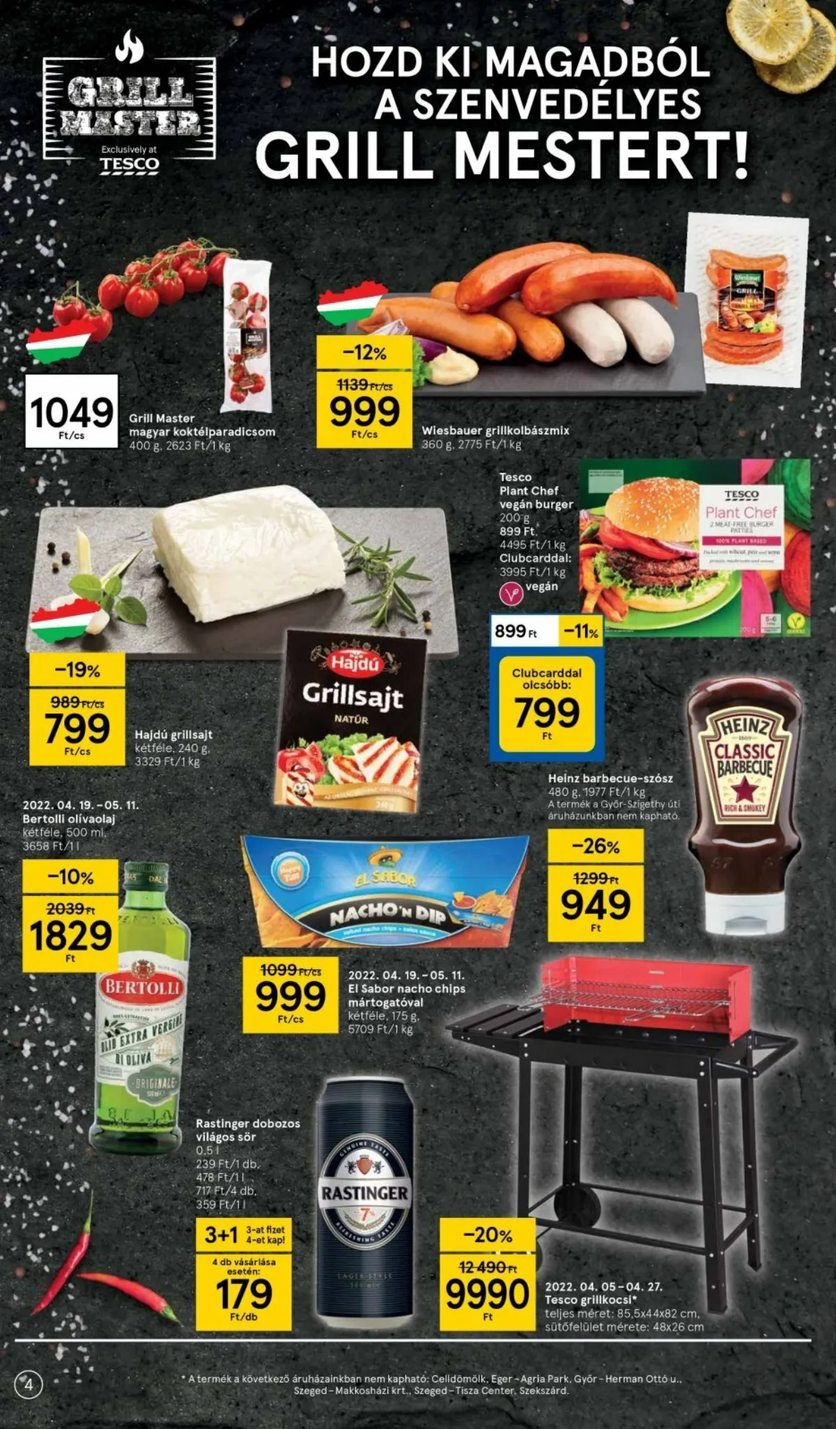 Tesco akciós újság Szupermarket 04.21–04.27 – 4. oldal