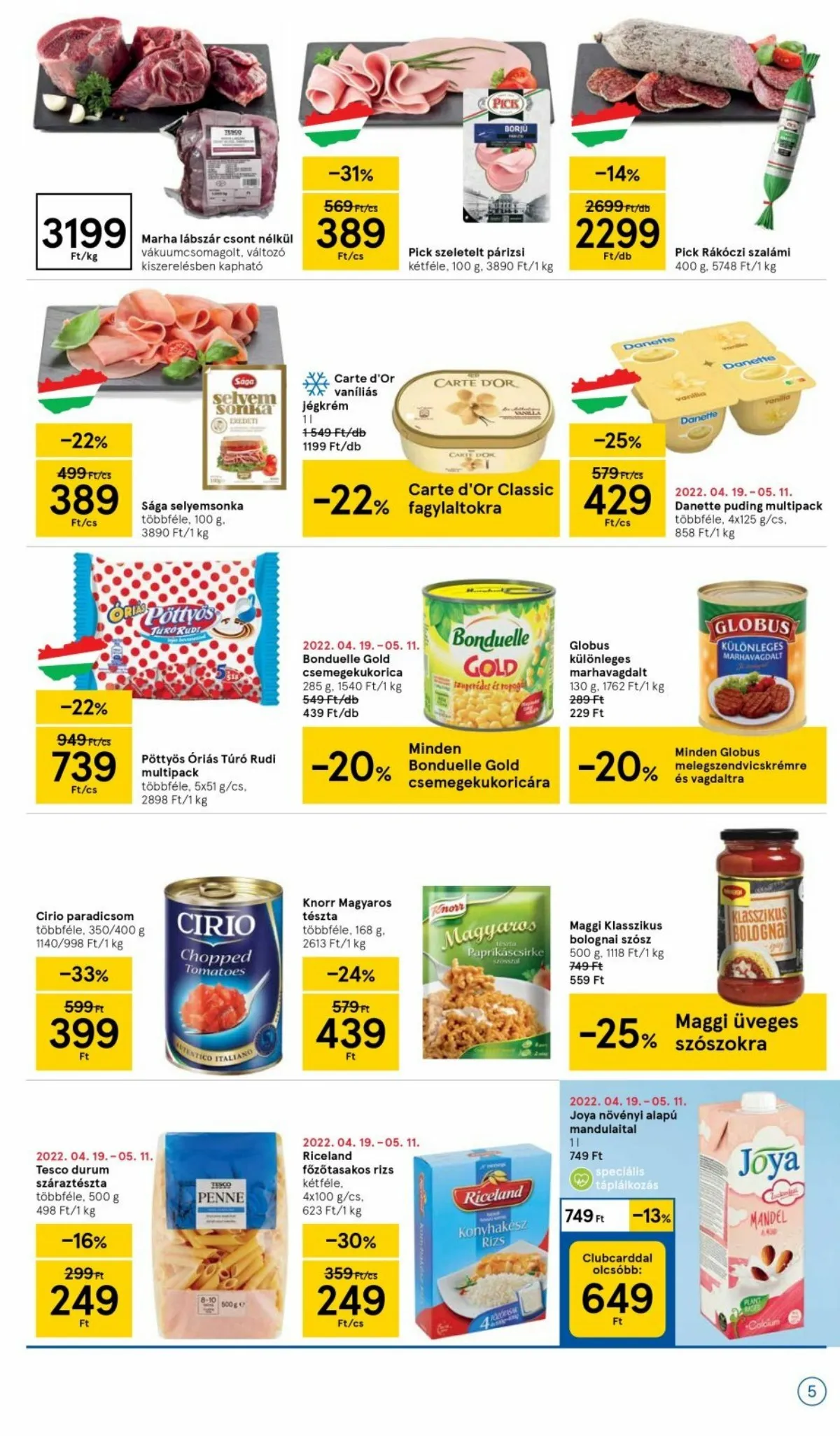 Tesco akciós újság Szupermarket 04.21–04.27 – 5. oldal
