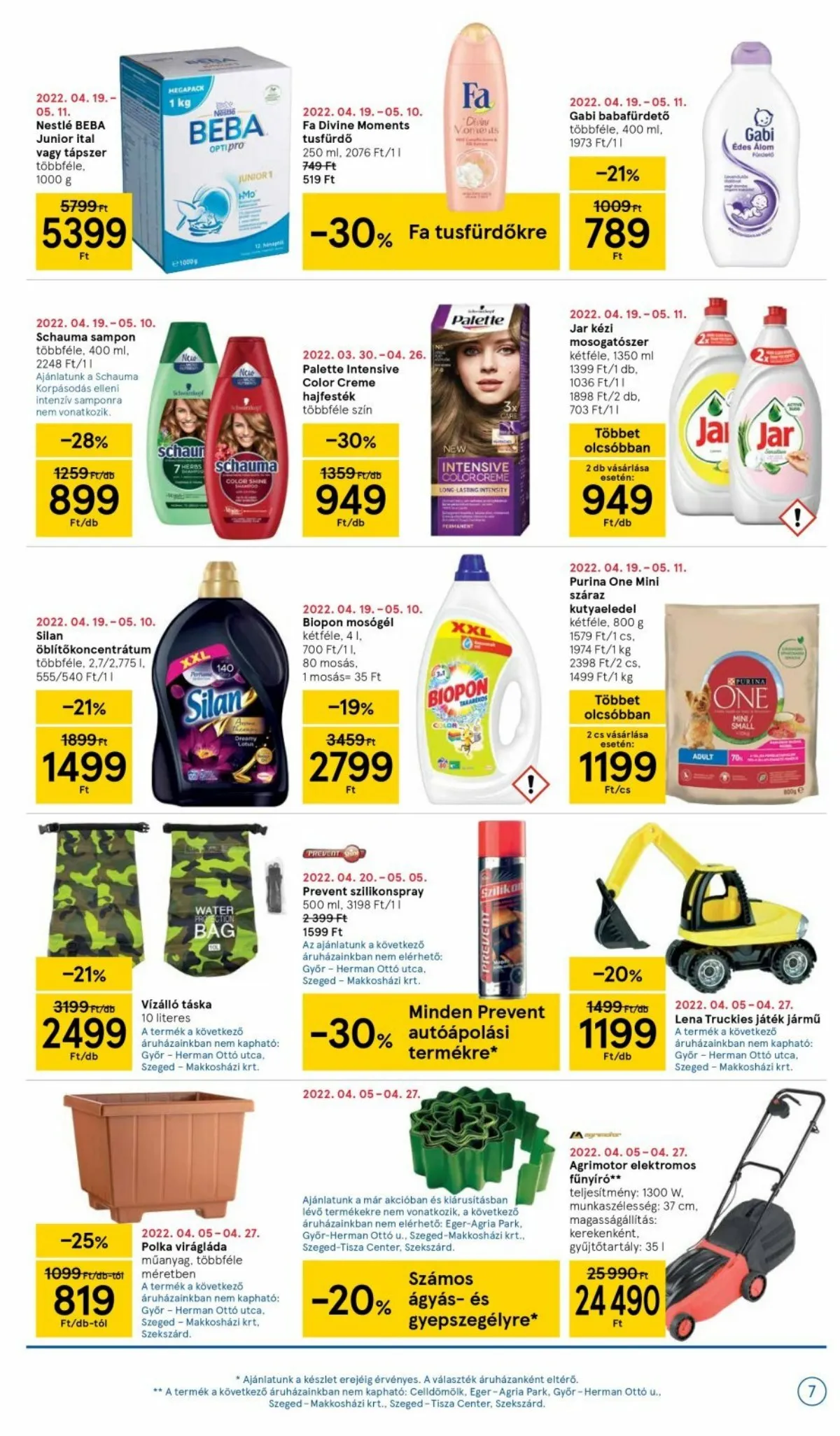 Tesco akciós újság Szupermarket 04.21–04.27 – 7. oldal