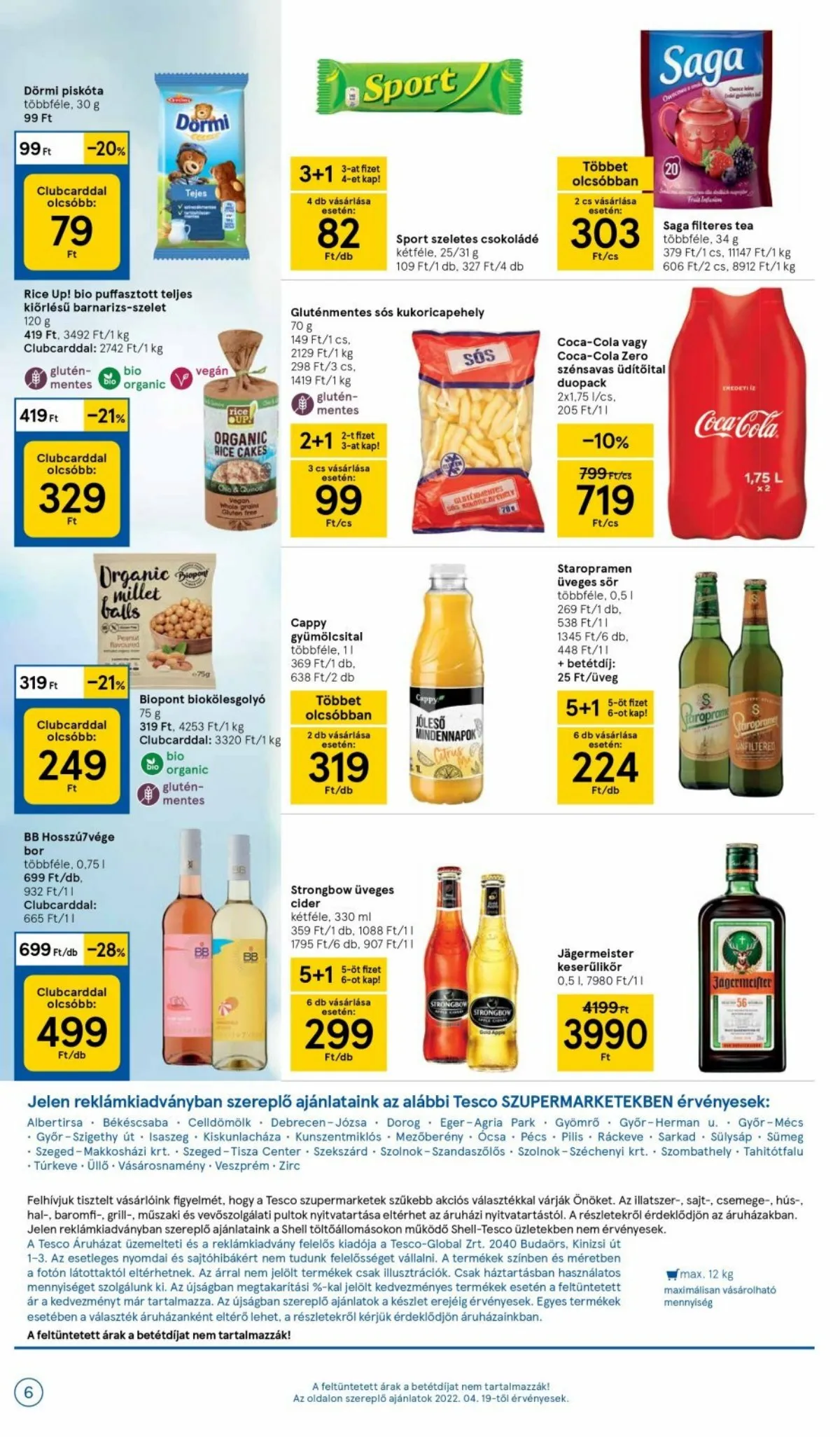 Tesco akciós újság Szupermarket 04.28–05.04 – 6. oldal