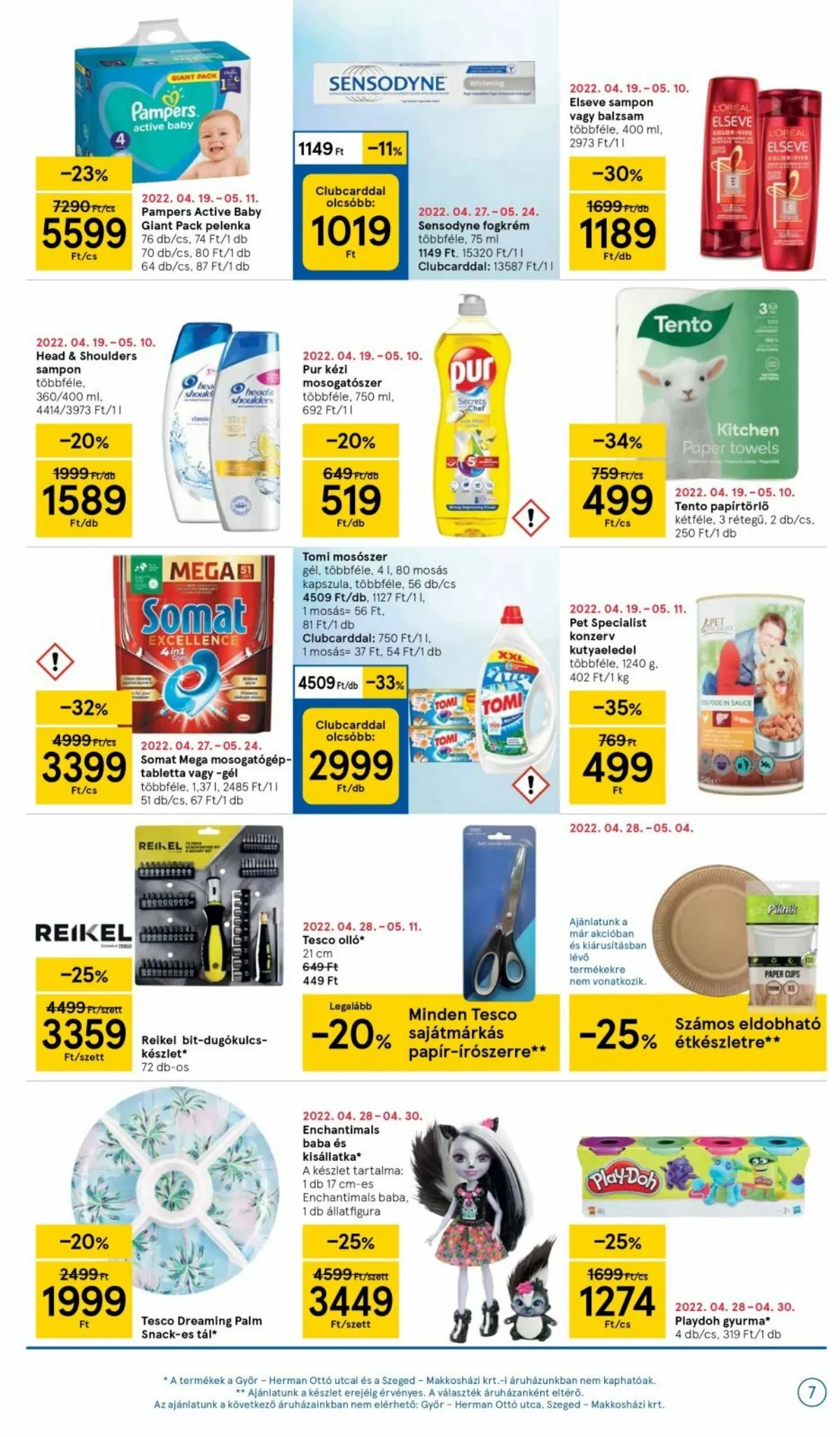 Tesco akciós újság Szupermarket 04.28–05.04 – 7. oldal