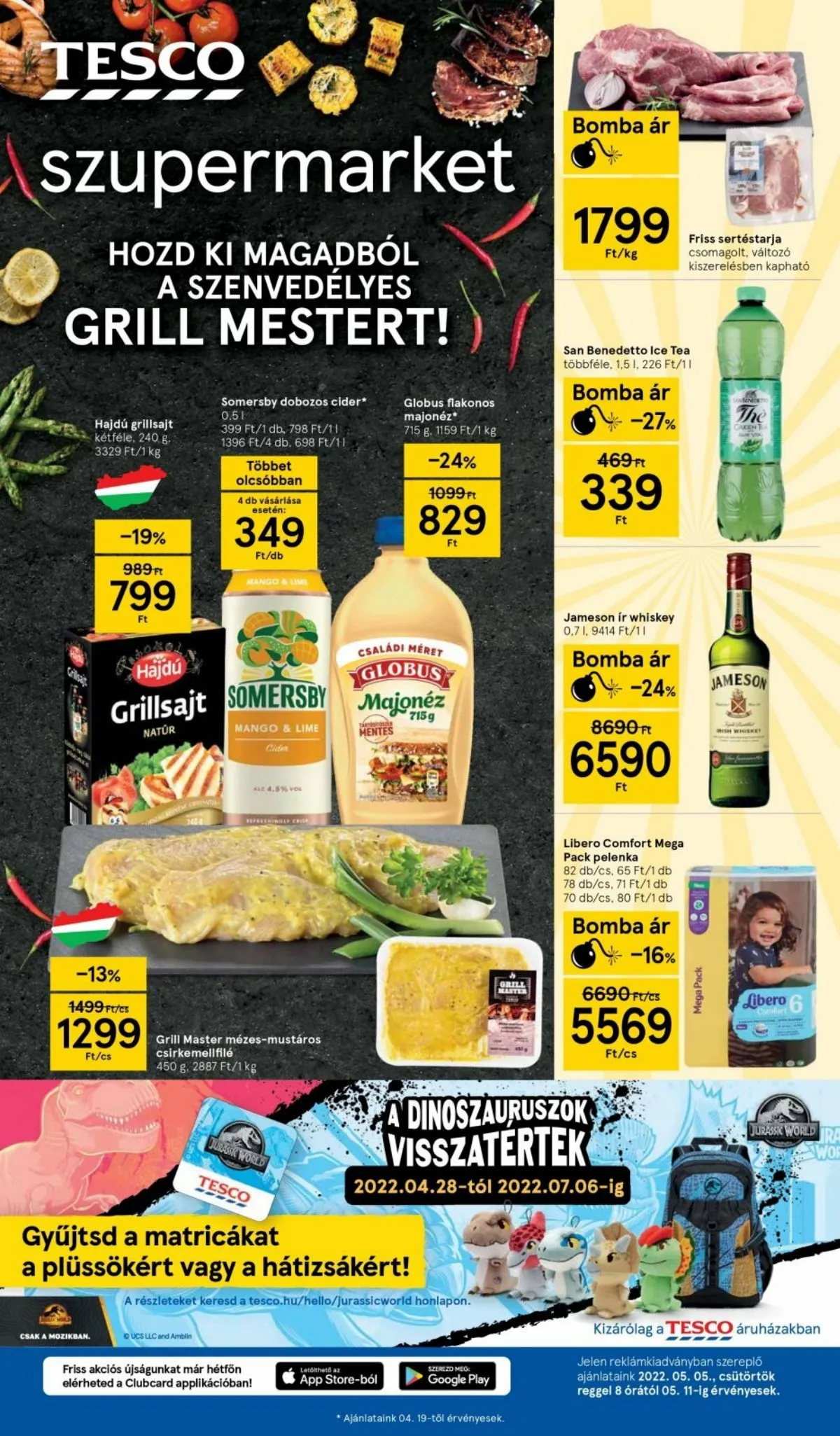 Tesco akciós újság Szupermarket 05.05–05.11