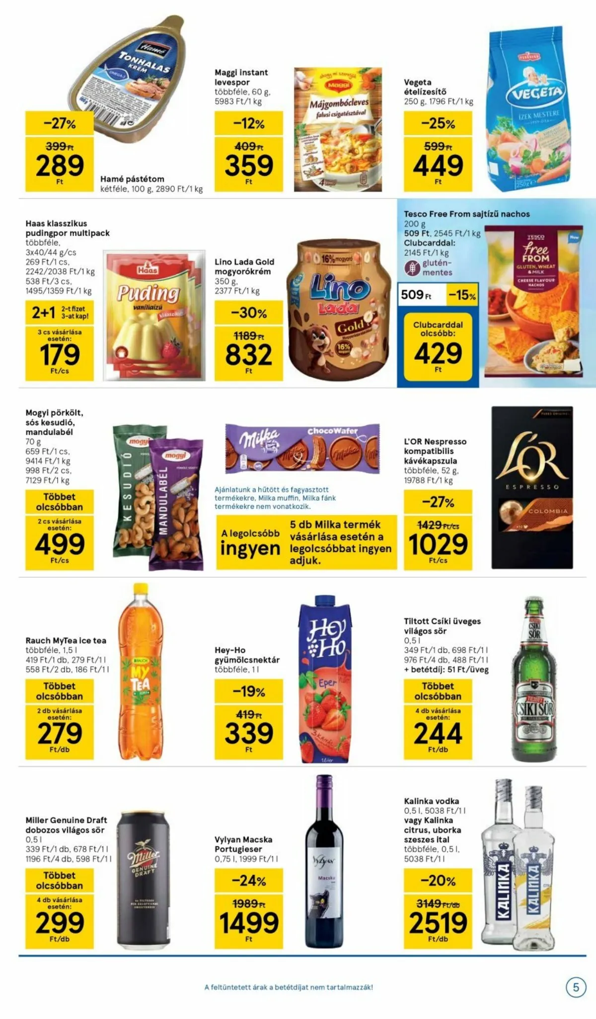 Tesco akciós újság Szupermarket 05.05–05.11 – 5. oldal
