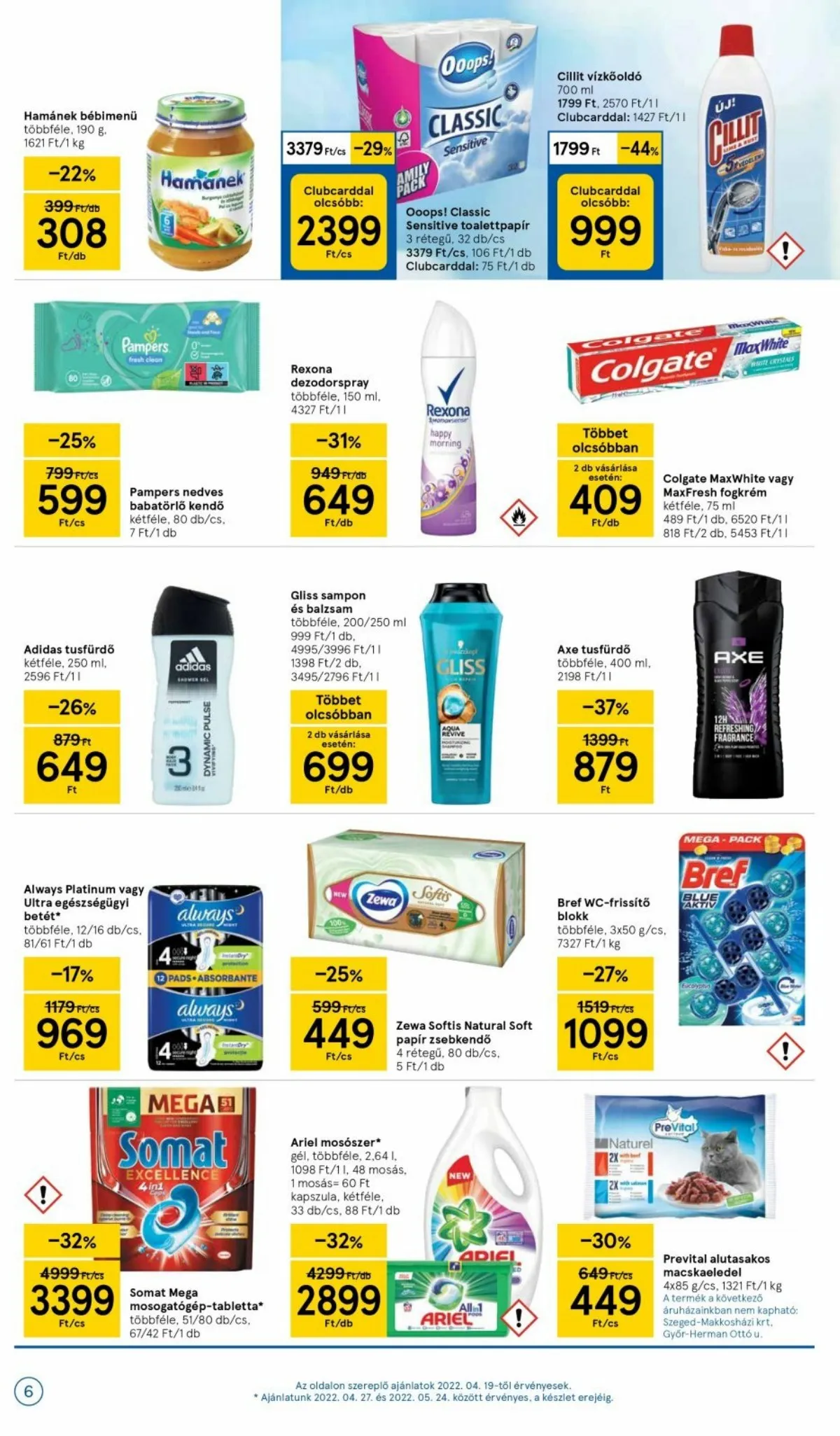 Tesco akciós újság Szupermarket 05.05–05.11 – 6. oldal