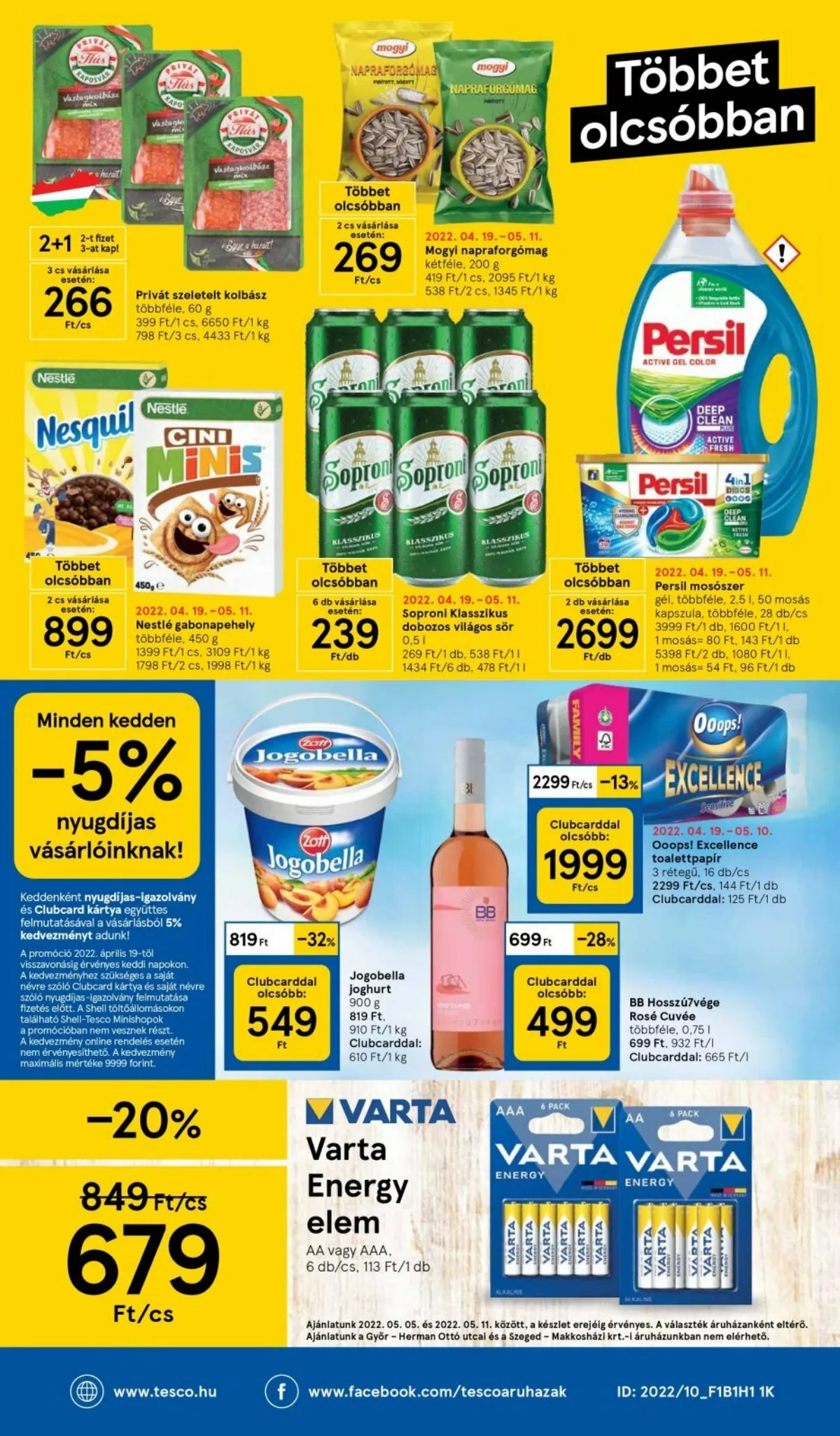 Tesco akciós újság Szupermarket 05.05–05.11 – 8. oldal