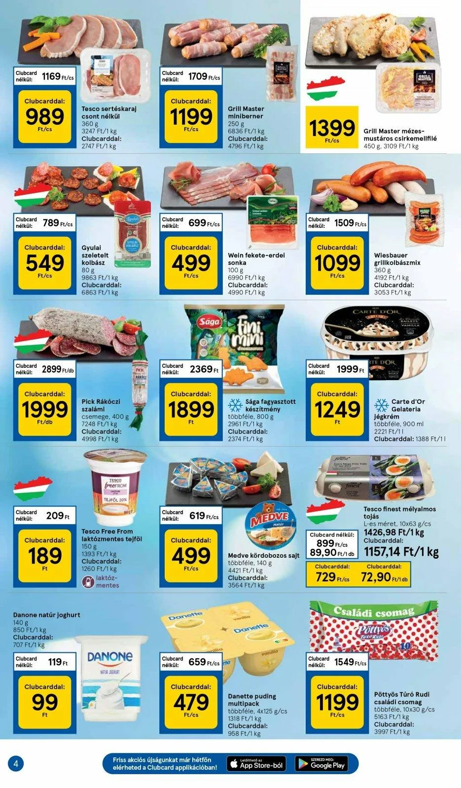 Tesco akciós újság Szupermarket 09.01–09.07 – 4. oldal