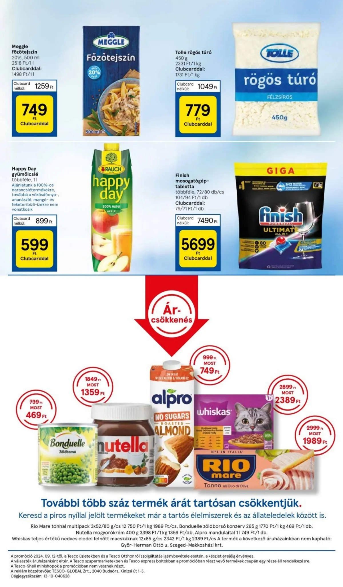 Tesco akciós újság Szupermarket 09.12–09.18 – 3. oldal