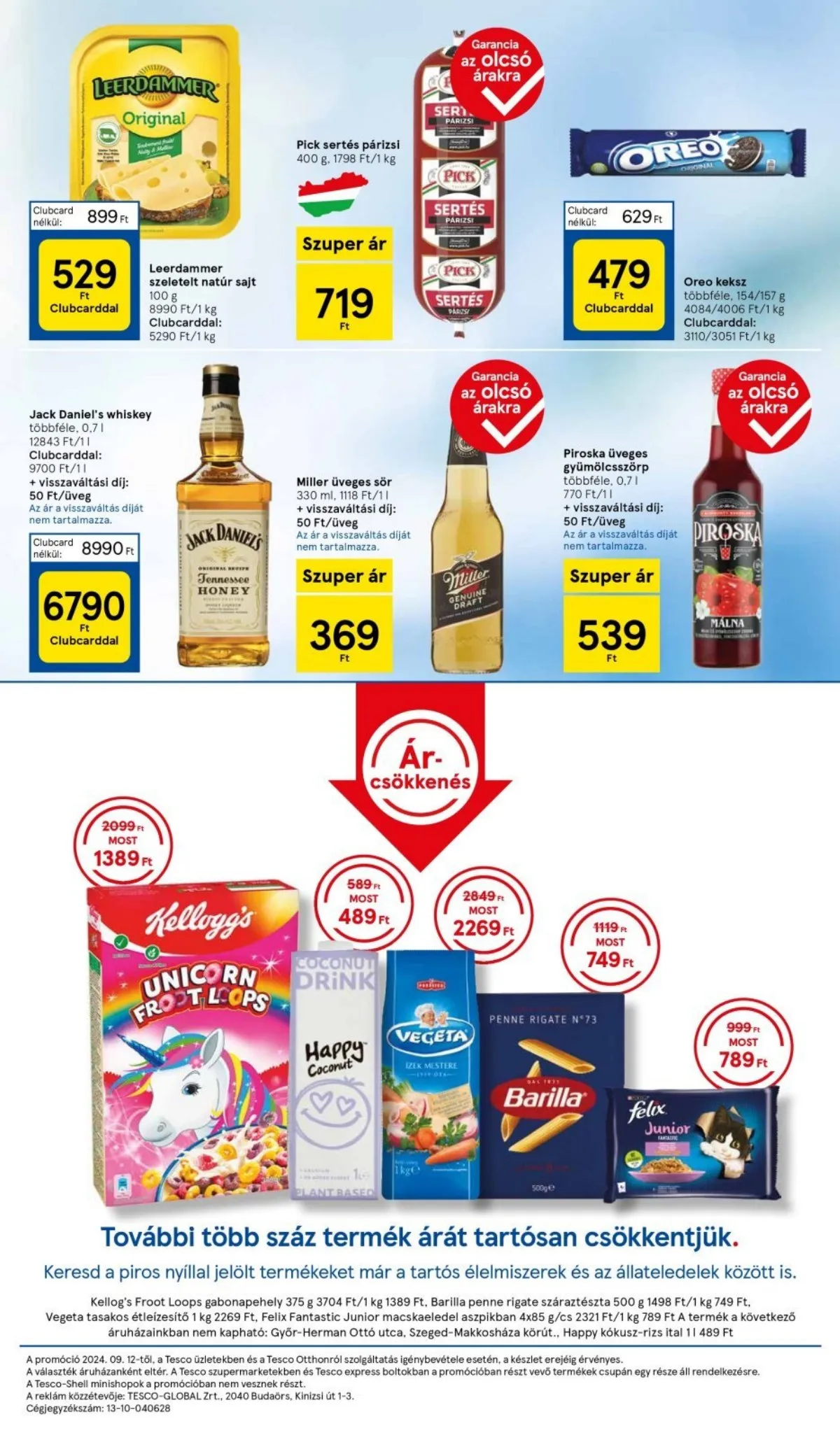Tesco akciós újság Szupermarket 09.19–09.25 – 3. oldal