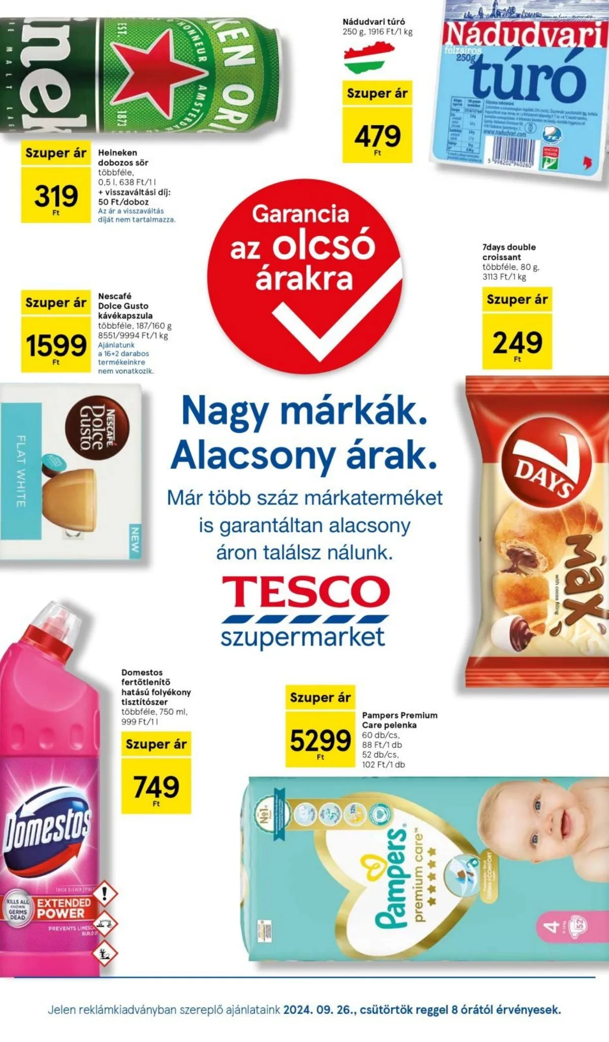 Tesco akciós újság Szupermarket 09.26–10.02