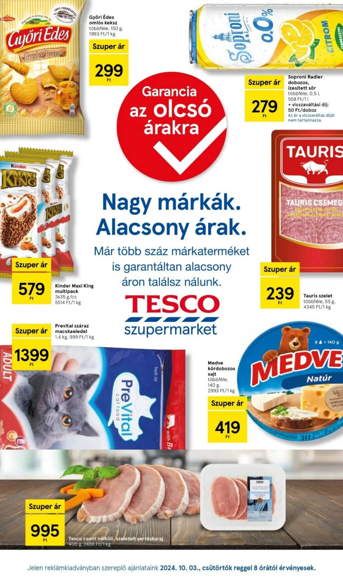 Tesco akciós újság Szupermarket 10.03–10.09