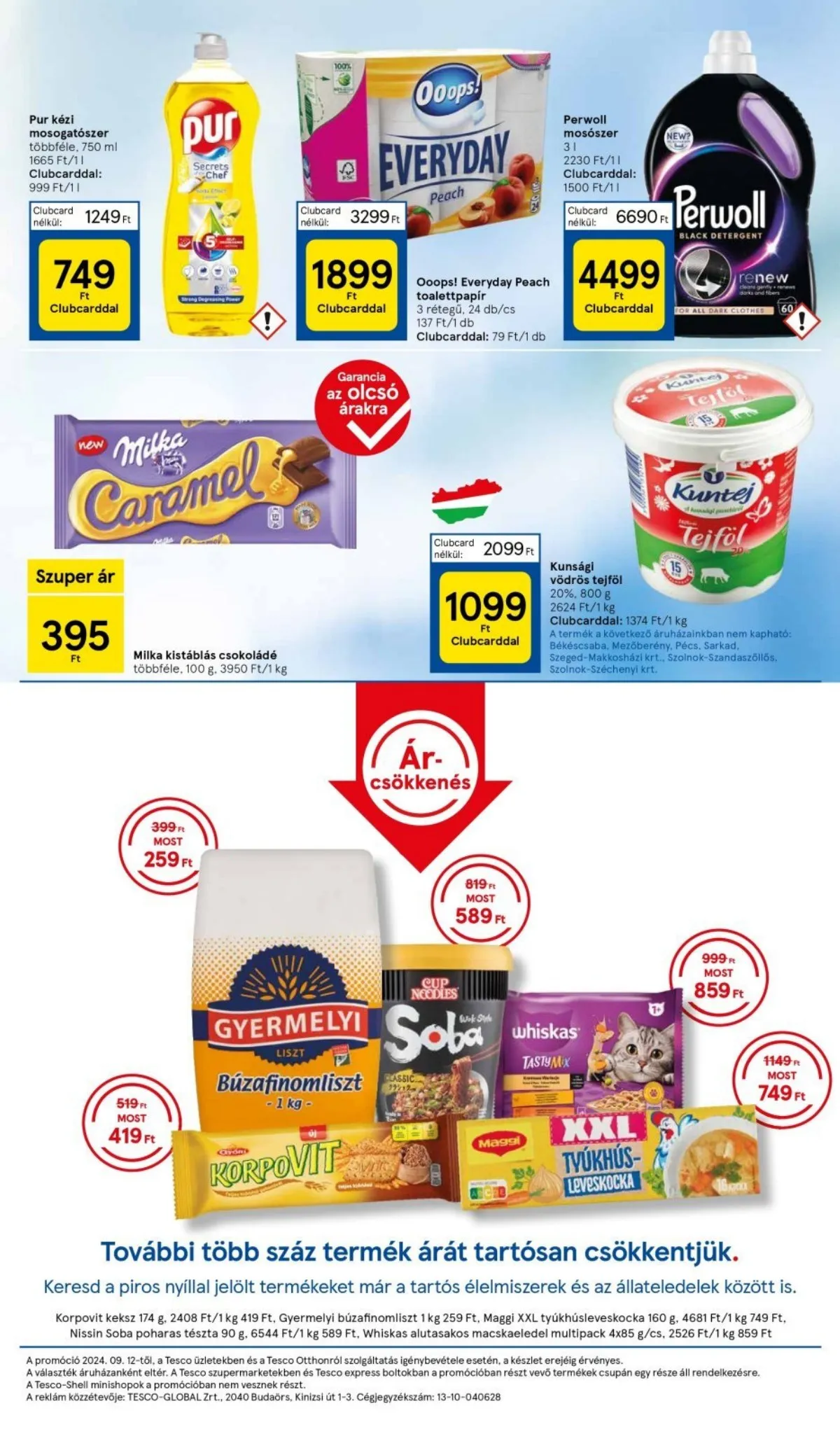 Tesco akciós újság Szupermarket 10.03–10.09 – 3. oldal