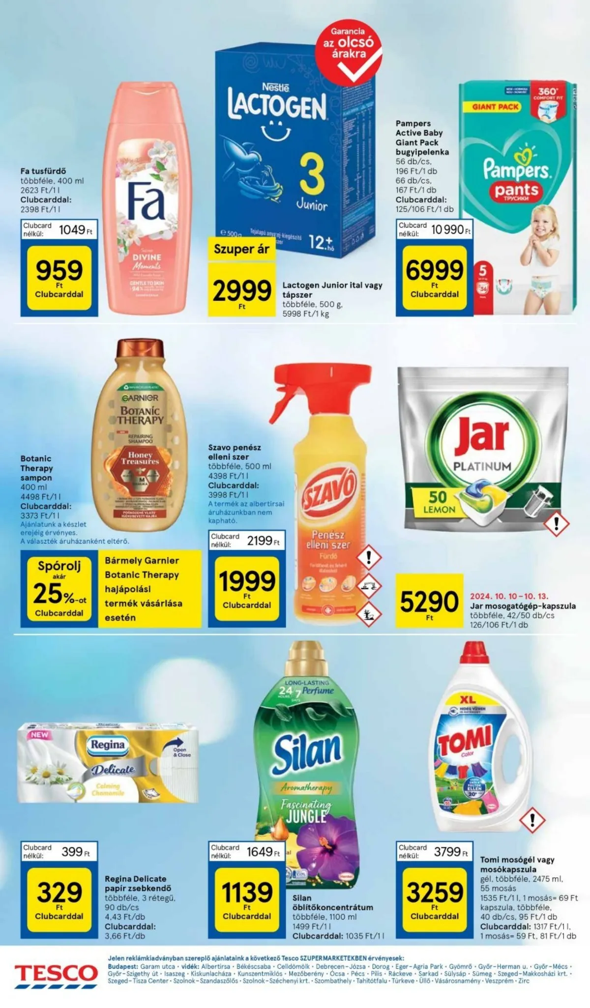 Tesco akciós újság Szupermarket 10.10–10.16 – 6. oldal