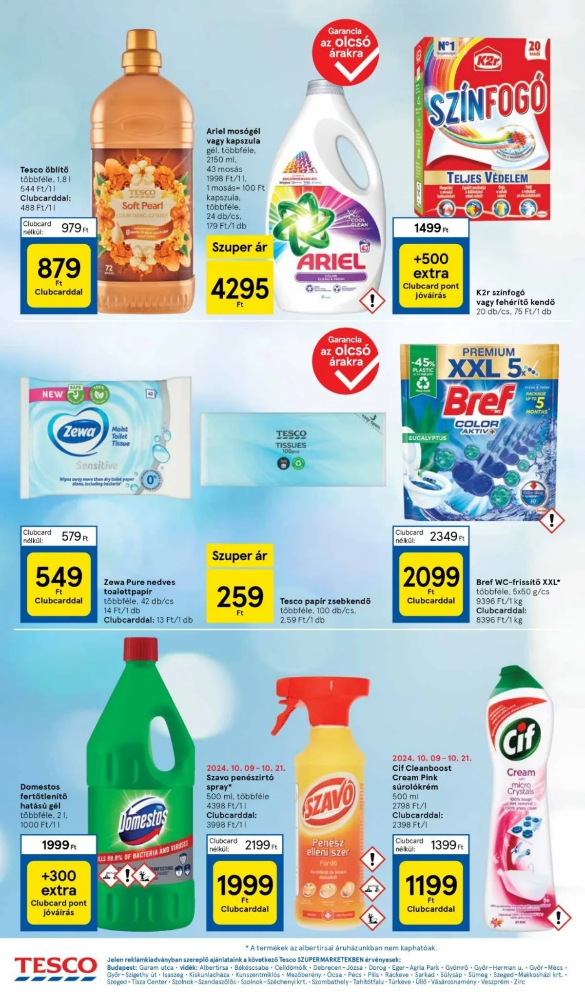 Tesco akciós újság Szupermarket 10.17–10.23 – 6. oldal