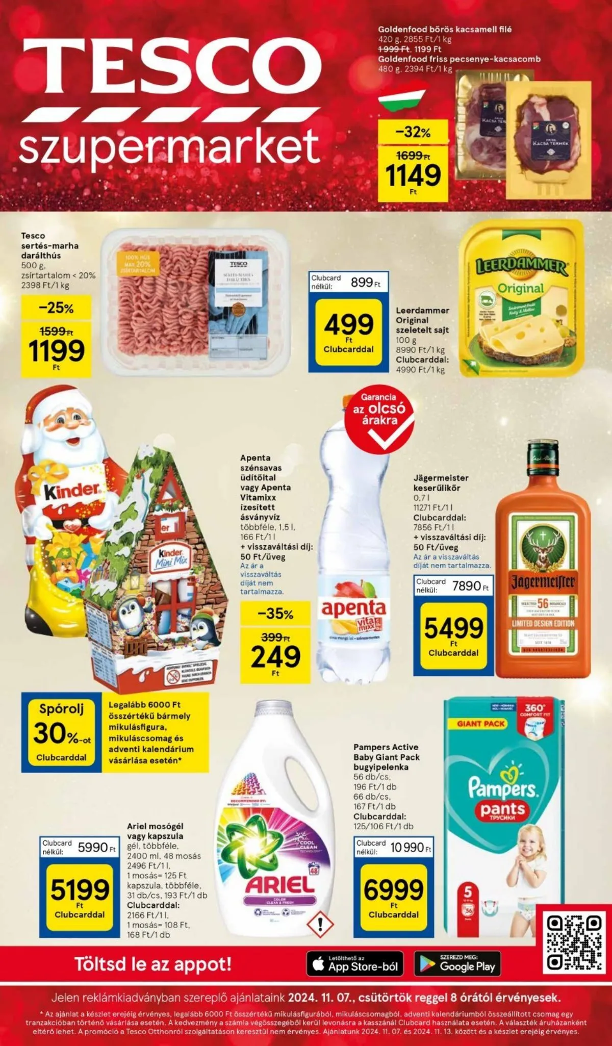 Tesco akciós újság Szupermarket 11.07–11.13