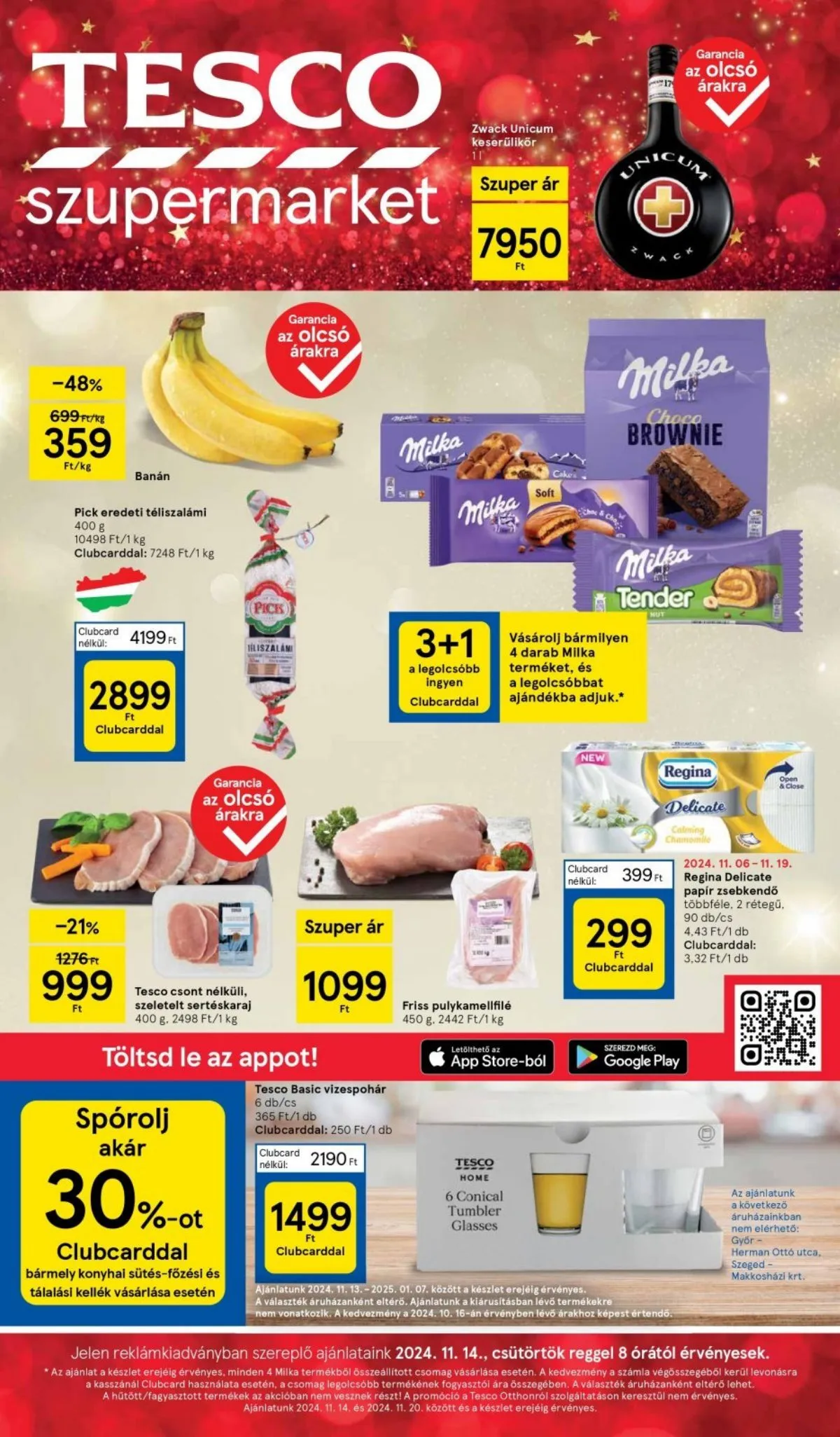 Tesco akciós újság Szupermarket 11.14–11.20