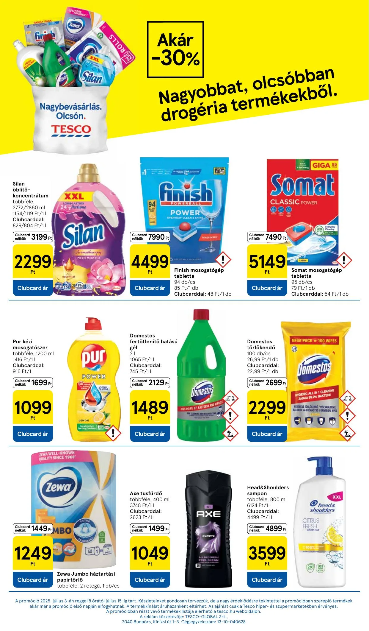 Tesco akciós újság Szupermarket 07.10–07.16 – 6. oldal