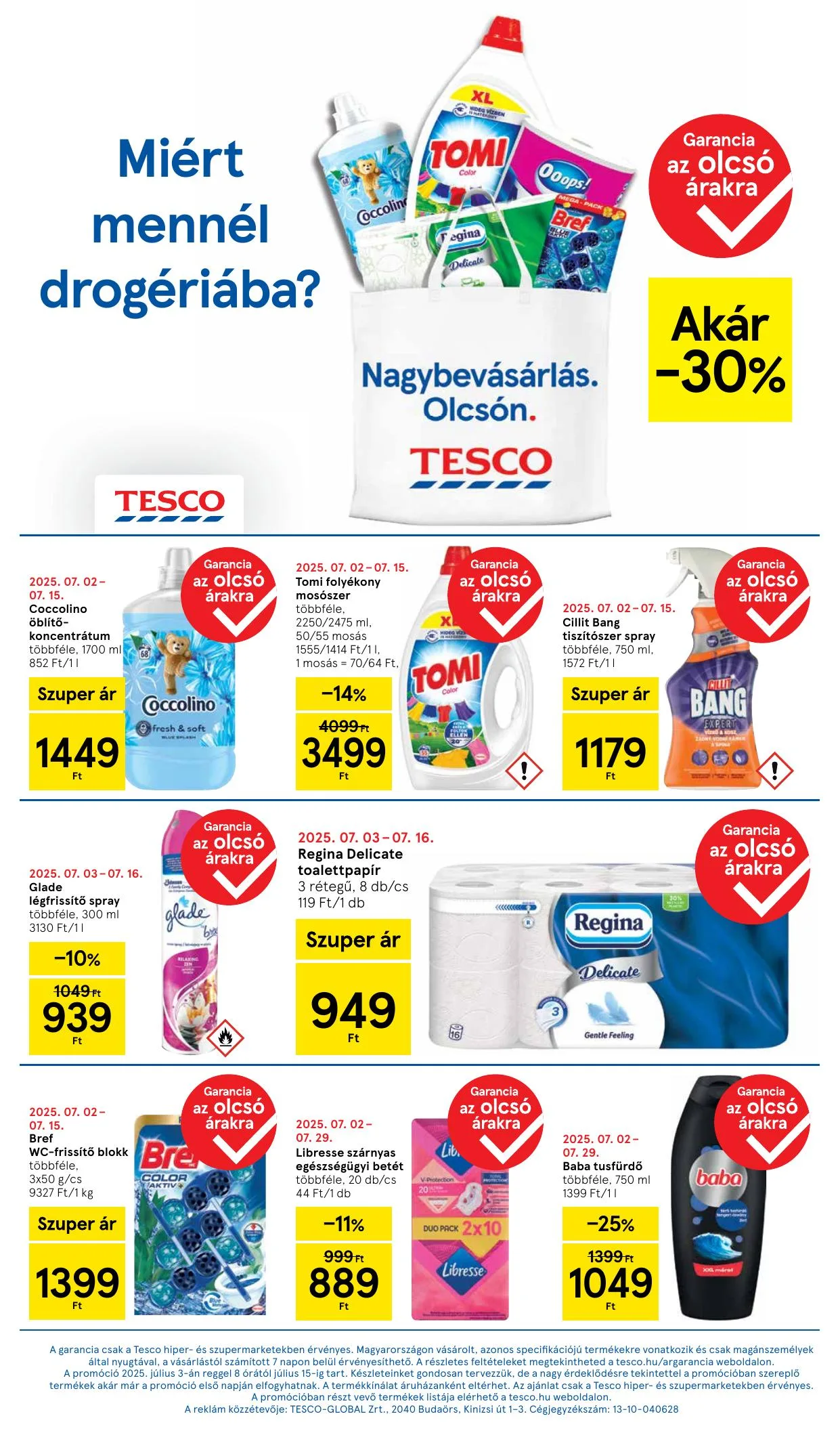 Tesco akciós újság Szupermarket 07.10–07.16 – 7. oldal