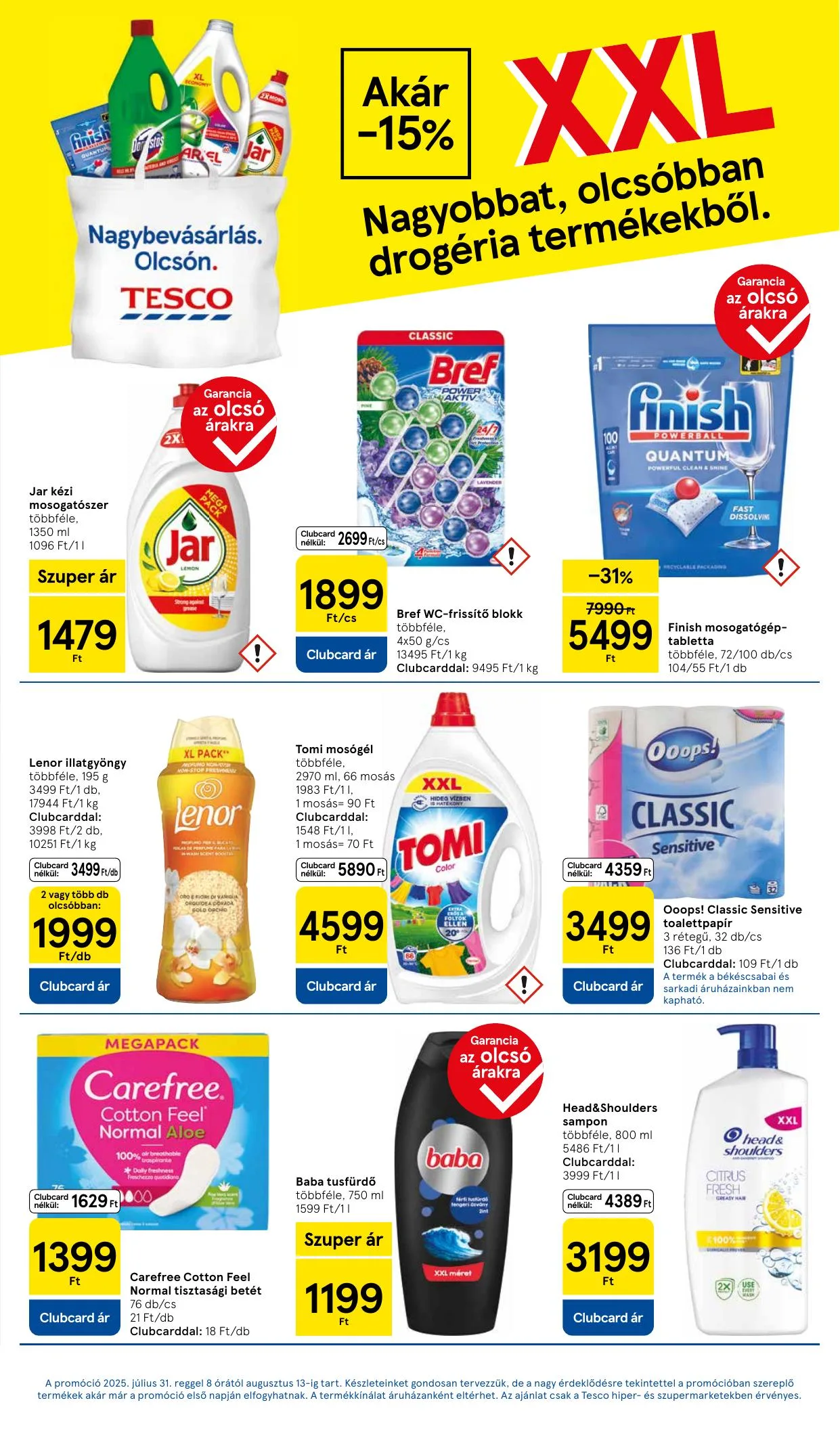 Tesco akciós újság Szupermarket 07.31–08.06 – 5. oldal