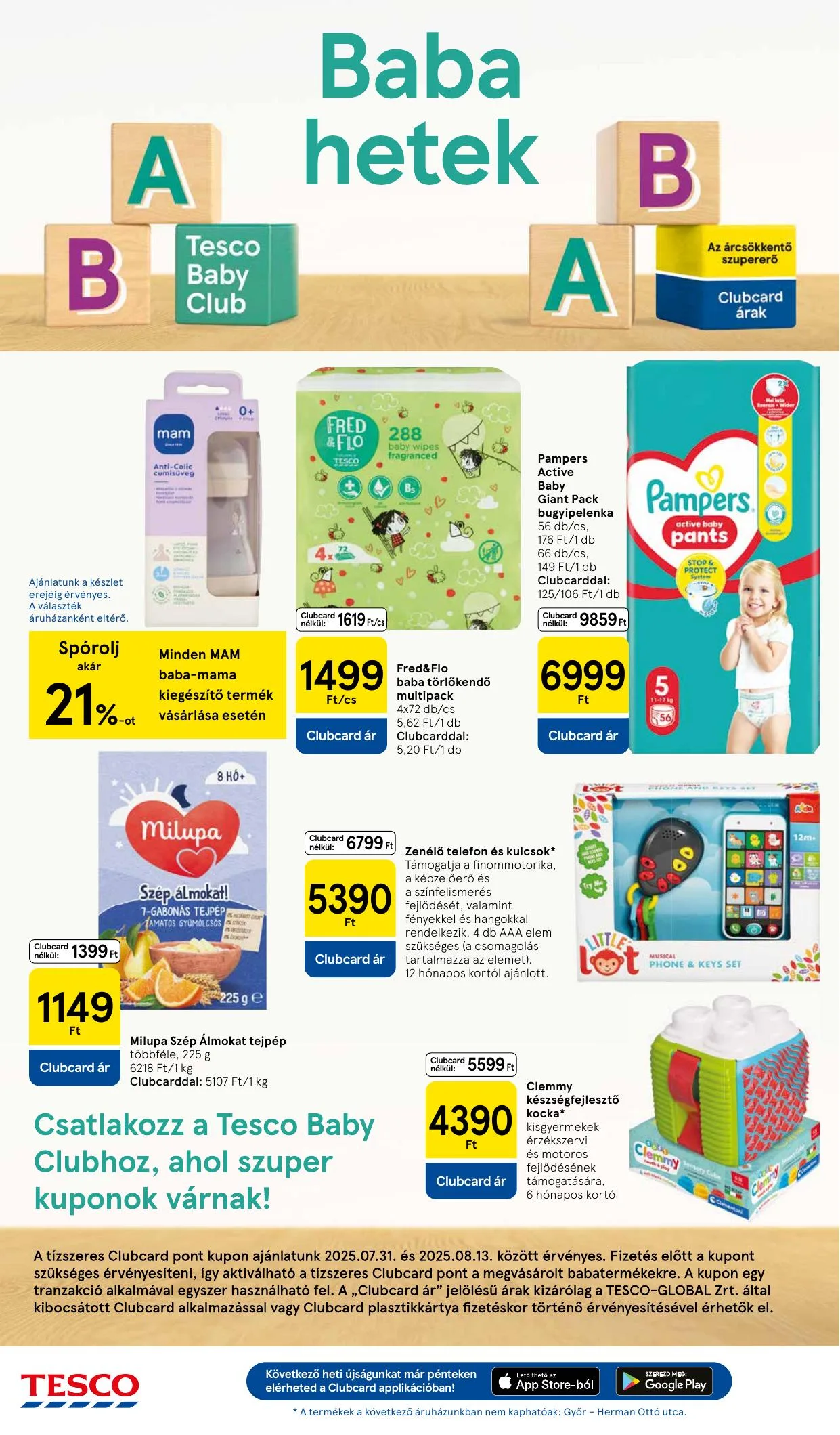 Tesco akciós újság Szupermarket 07.31–08.06 – 6. oldal