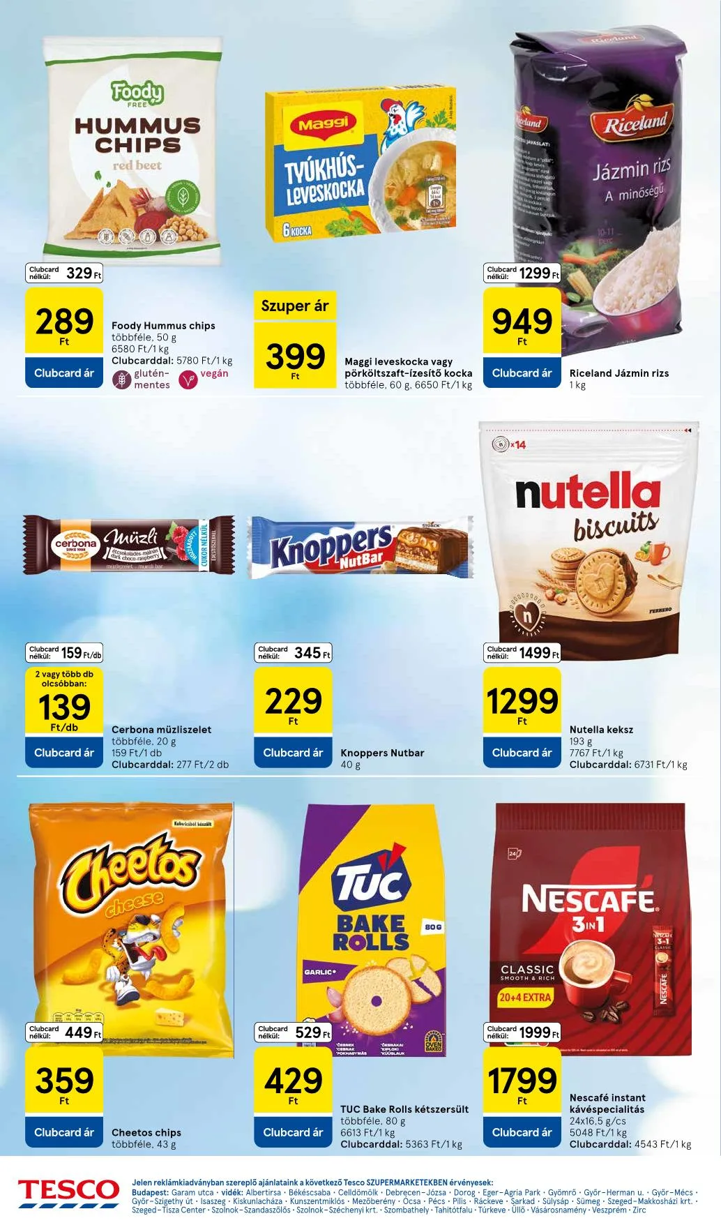 Tesco akciós újság Szupermarket 08.14–08.19 – 6. oldal