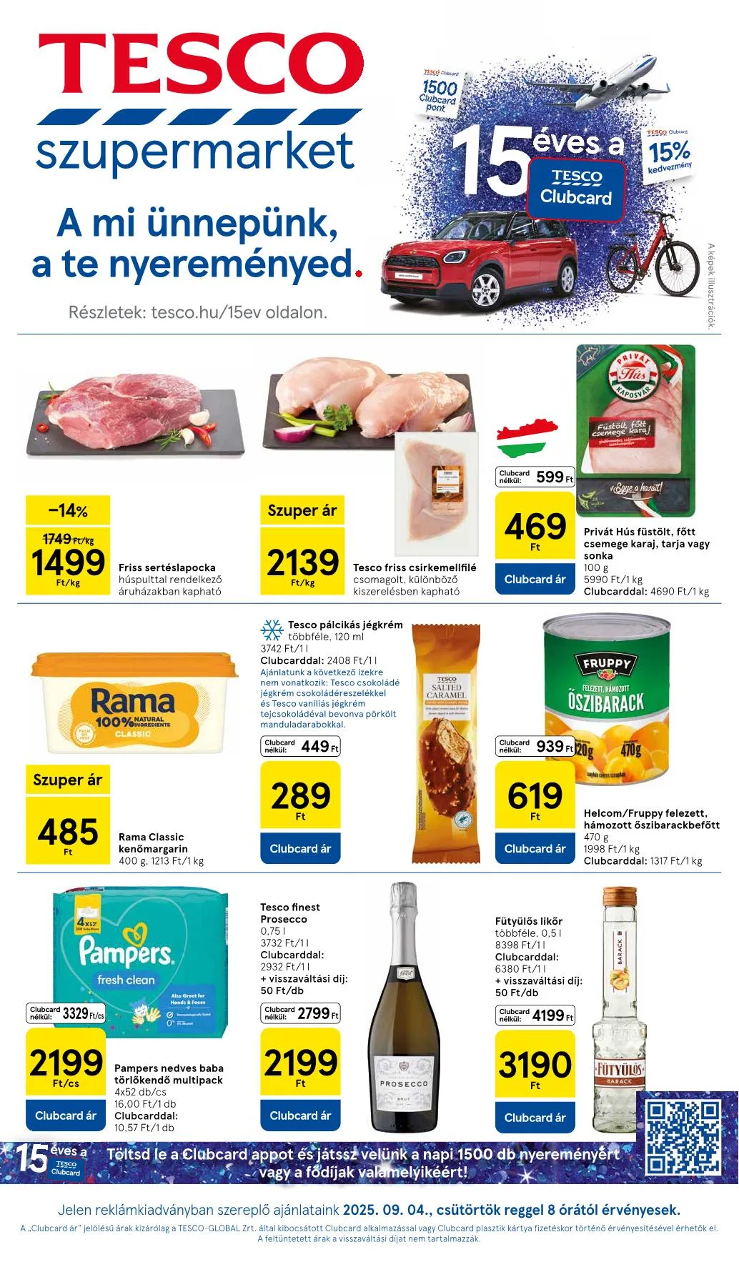 Tesco akciós újság Szupermarket 09.04–09.10