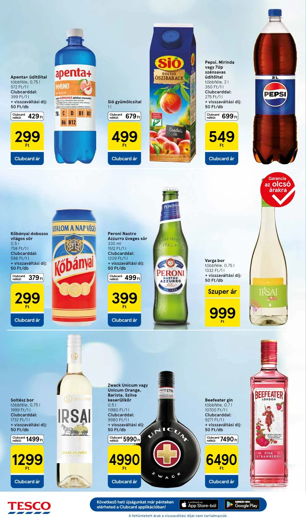 Tesco akciós újság Szupermarket 09.25–10.01 – 6. oldal