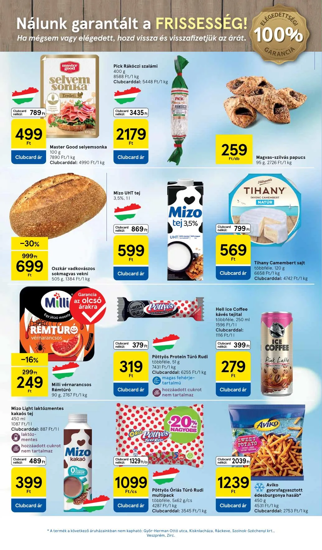 Tesco akciós újság Szupermarket 10.09–10.15 – 3. oldal