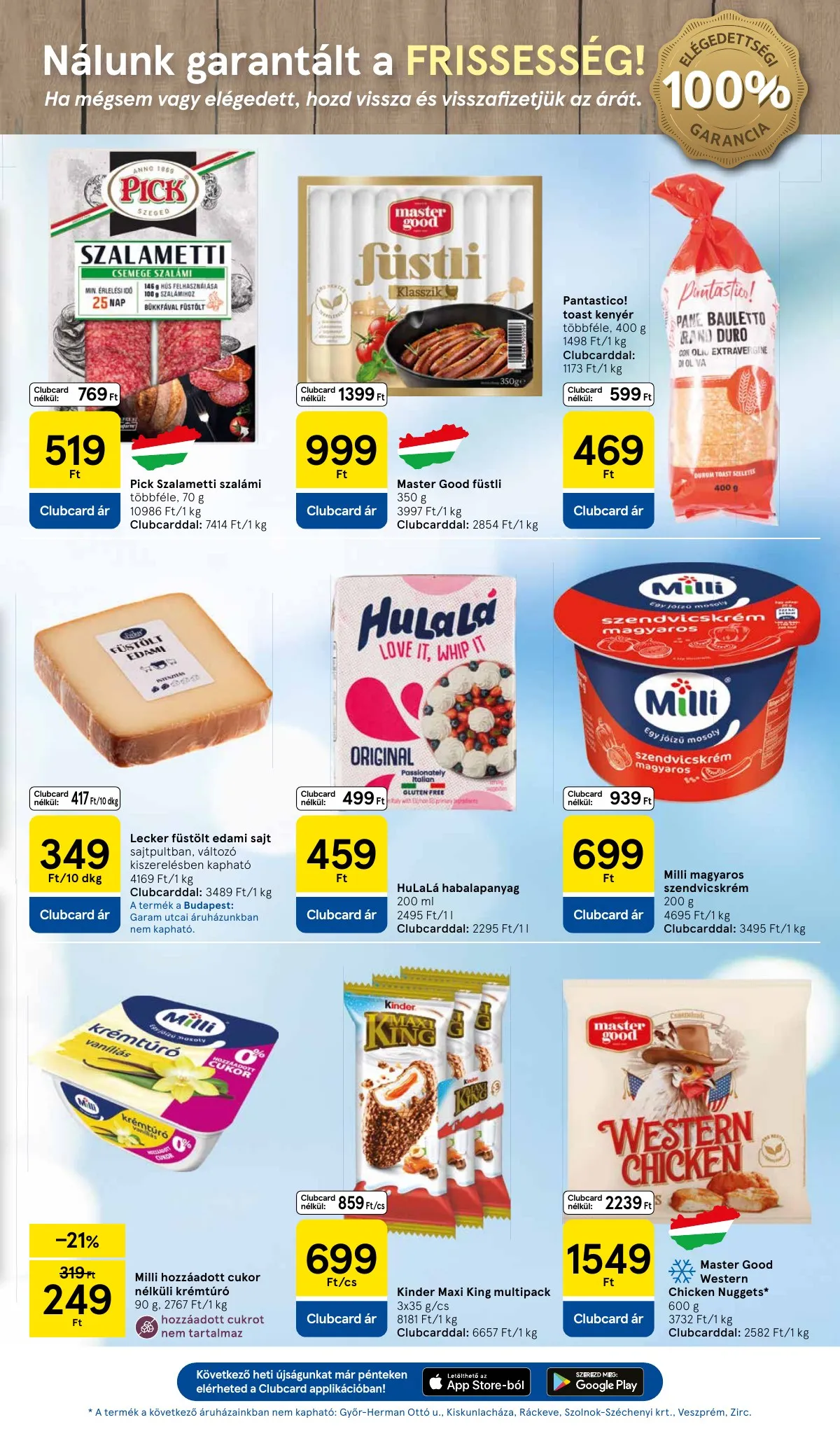 Tesco akciós újság Szupermarket 10.21–10.29 – 3. oldal