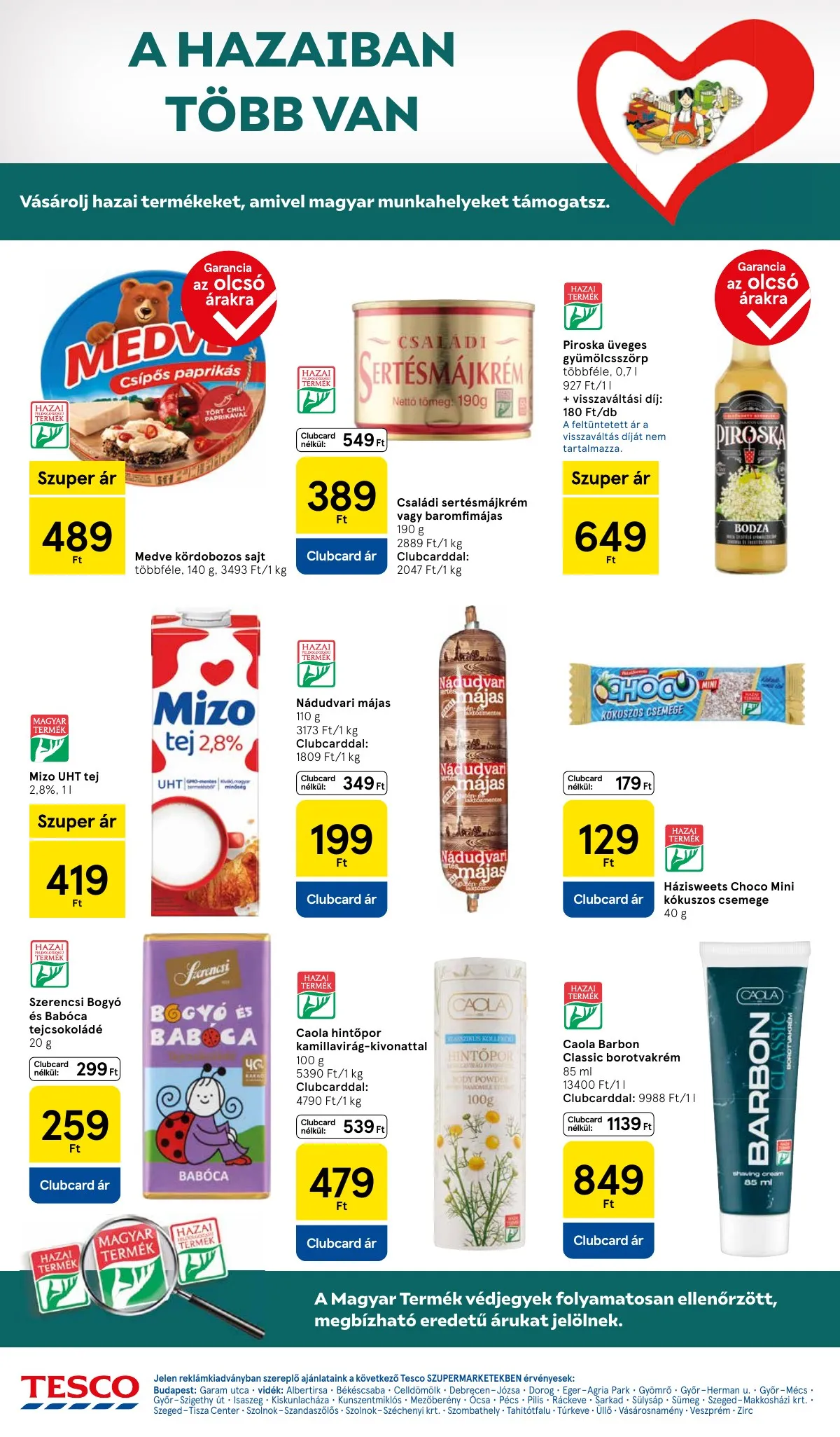 Tesco akciós újság Szupermarket 10.21–10.29 – 4. oldal