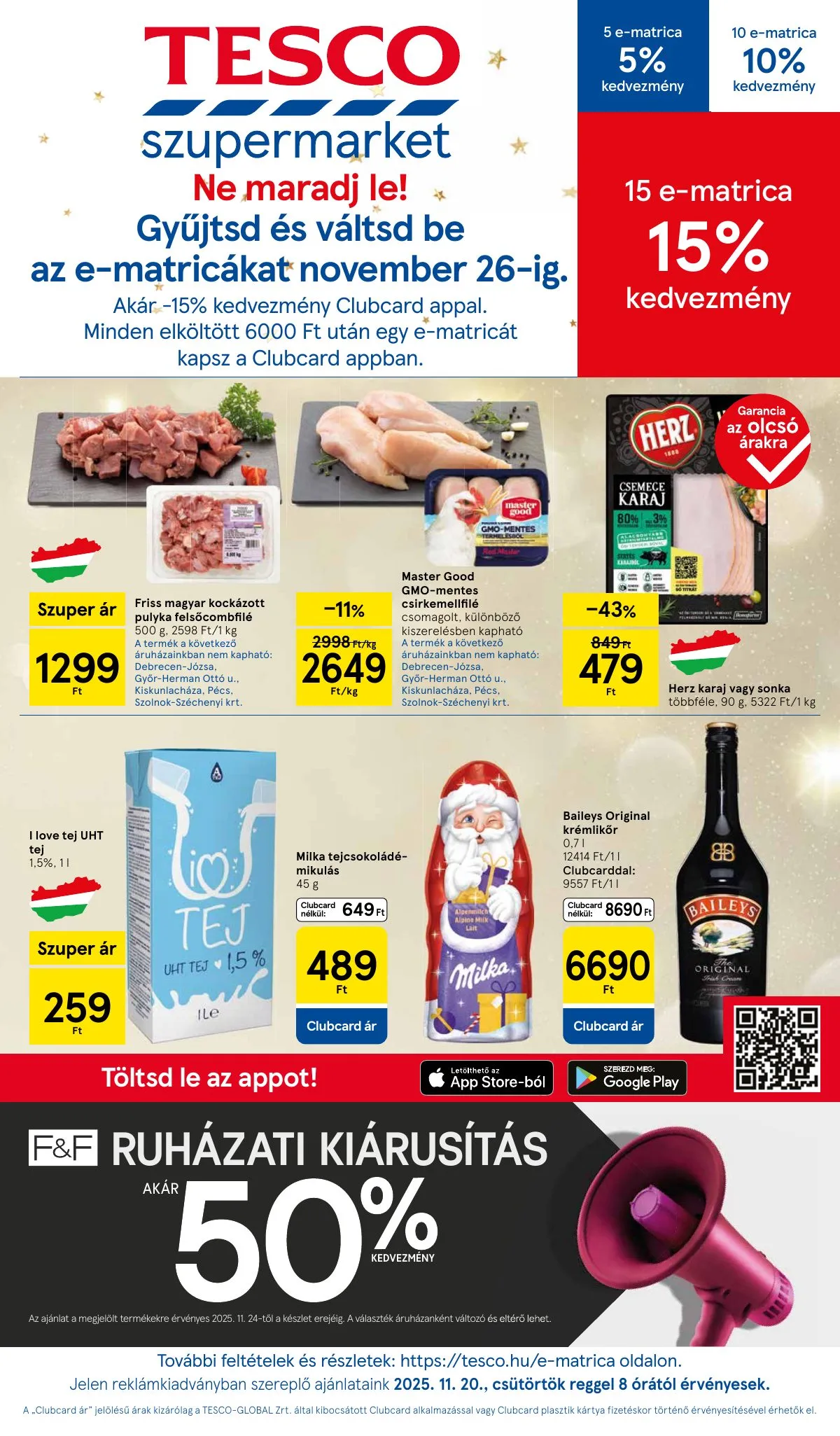 Tesco akciós újság Szupermarket 11.20–11.26