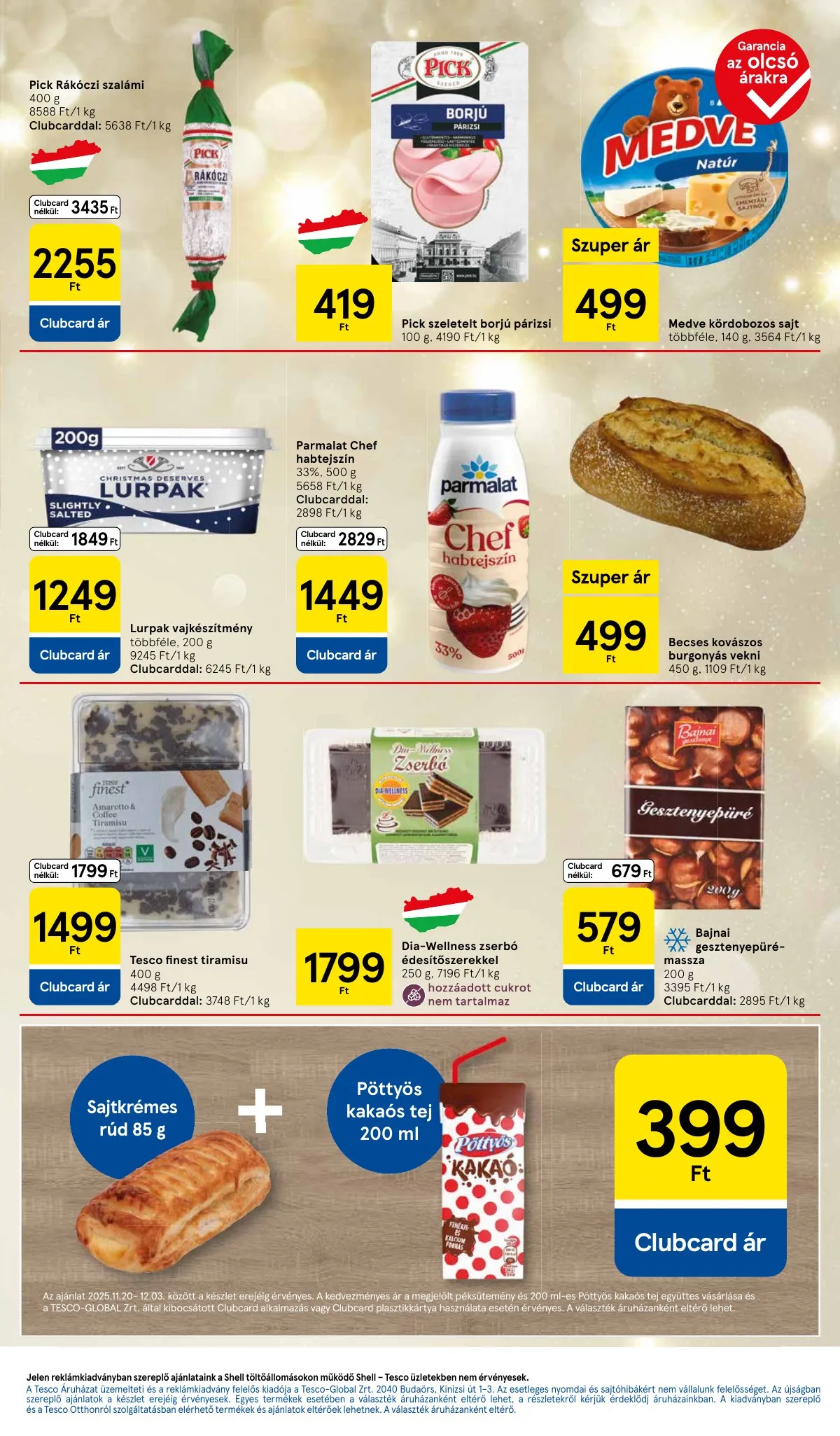 Tesco akciós újság Szupermarket 11.20–11.26 – 3. oldal