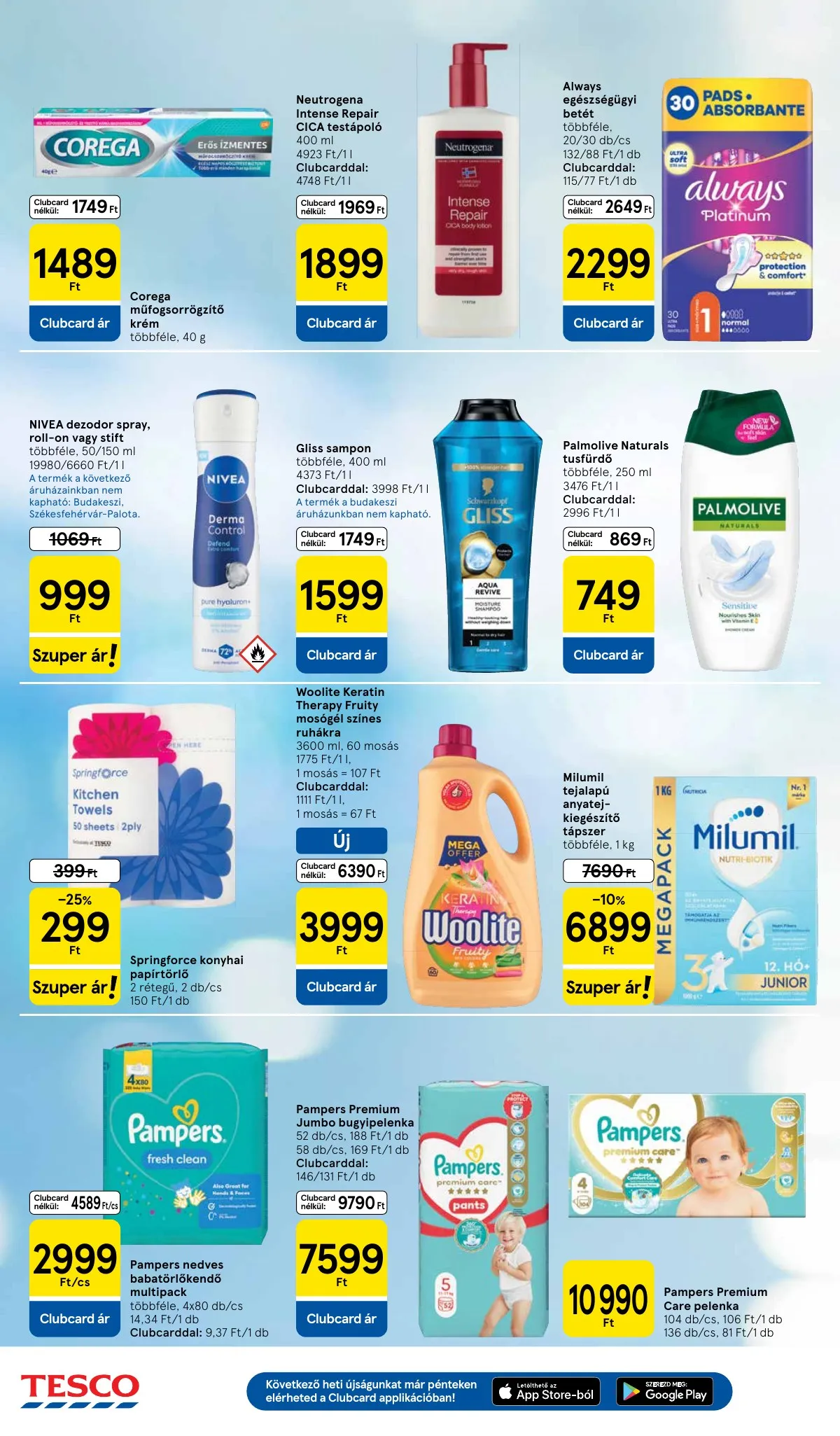 Tesco akciós újság Szupermarket 01.08–01.14 – 12. oldal