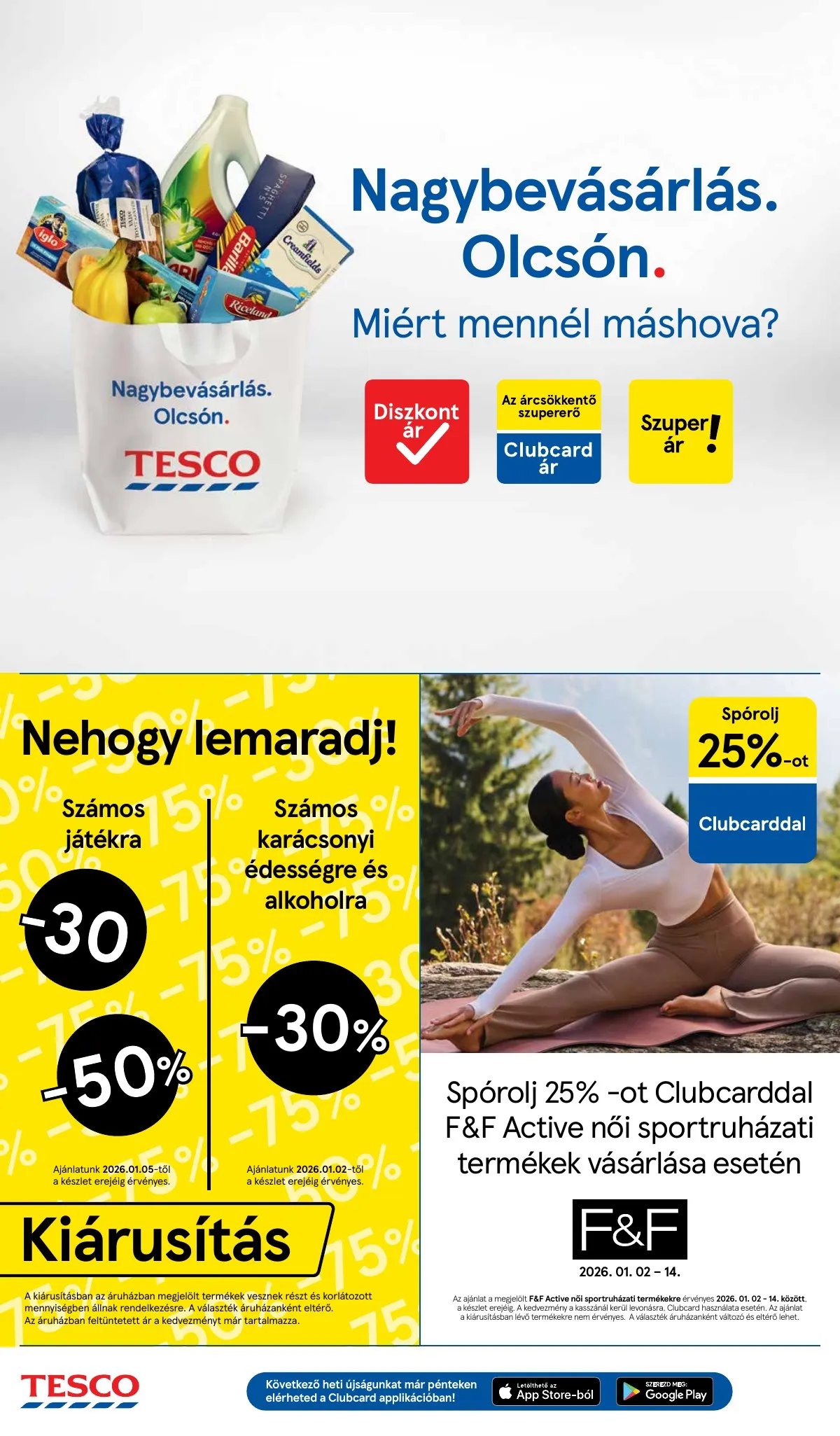 Tesco akciós újság Szupermarket 01.08–01.14 – 16. oldal