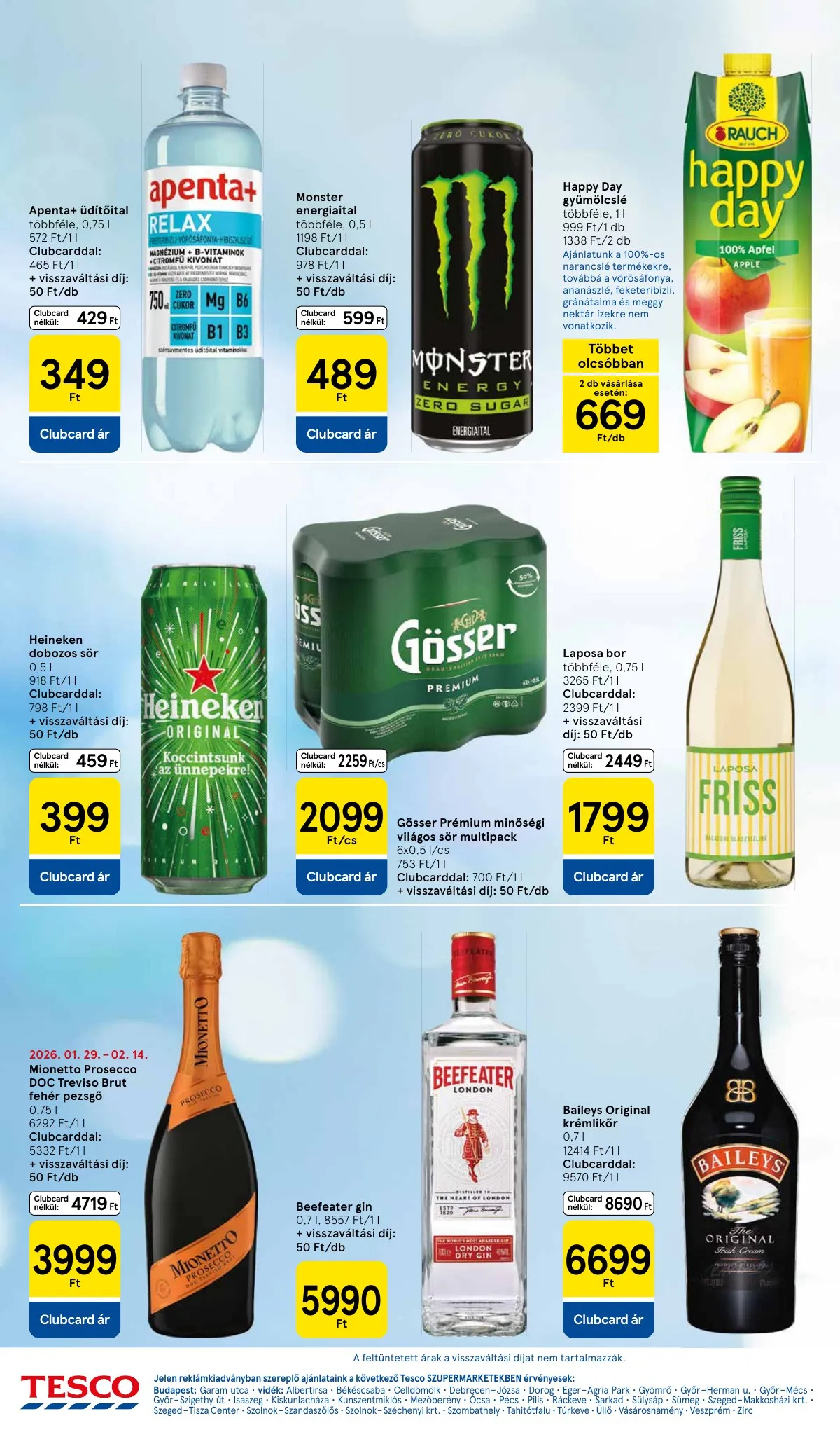Tesco akciós újság Szupermarket 02.12–02.18 – 6. oldal