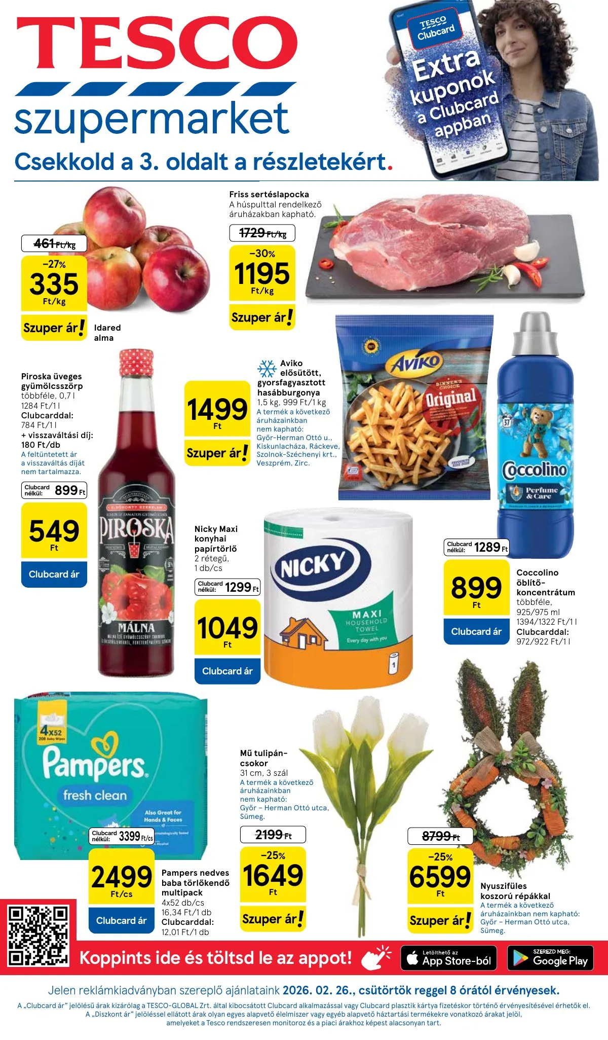 Tesco akciós újság Szupermarket 02.26–03.04