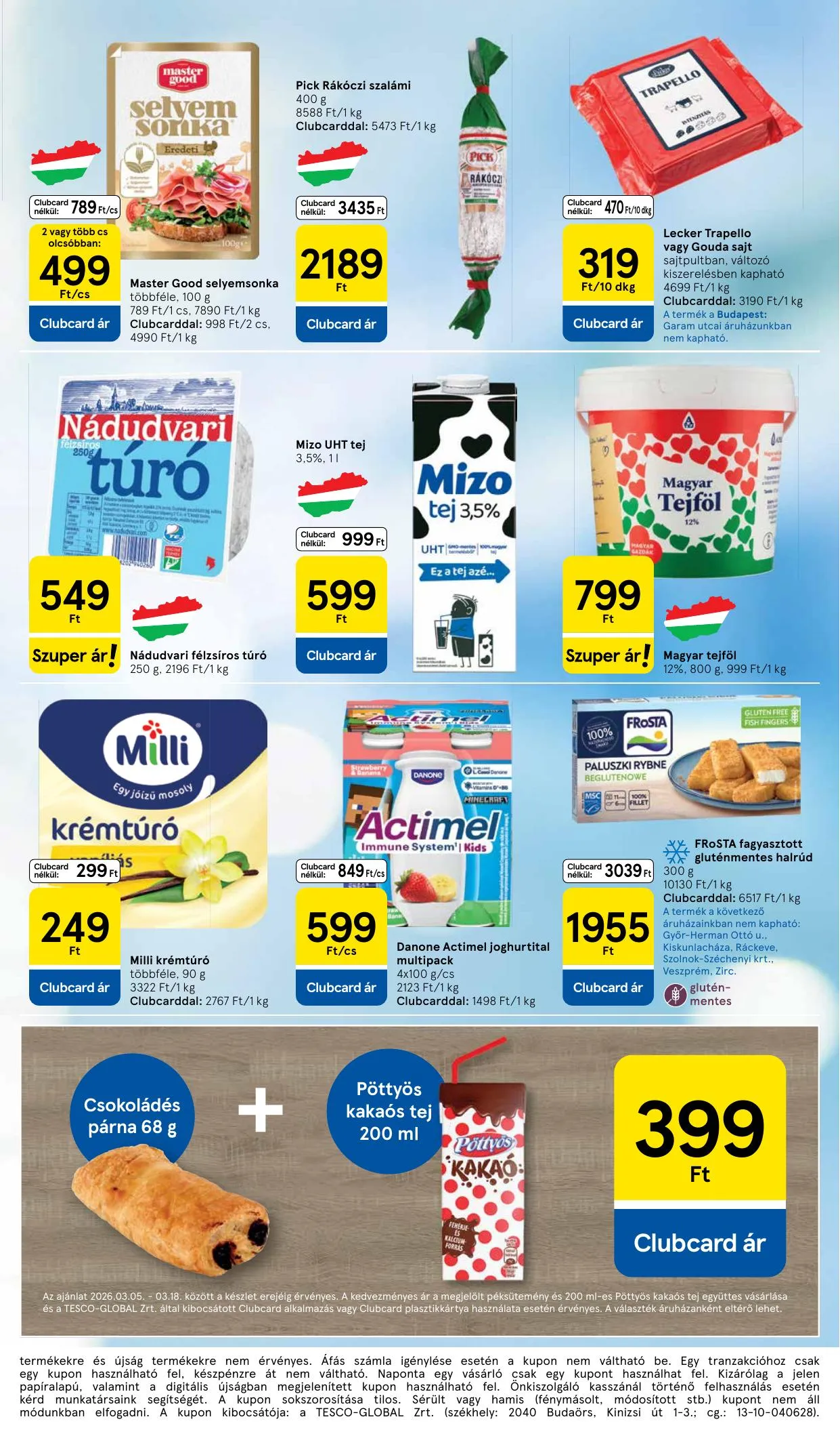 Tesco akciós újság Szupermarket 03.12–03.18 – 3. oldal