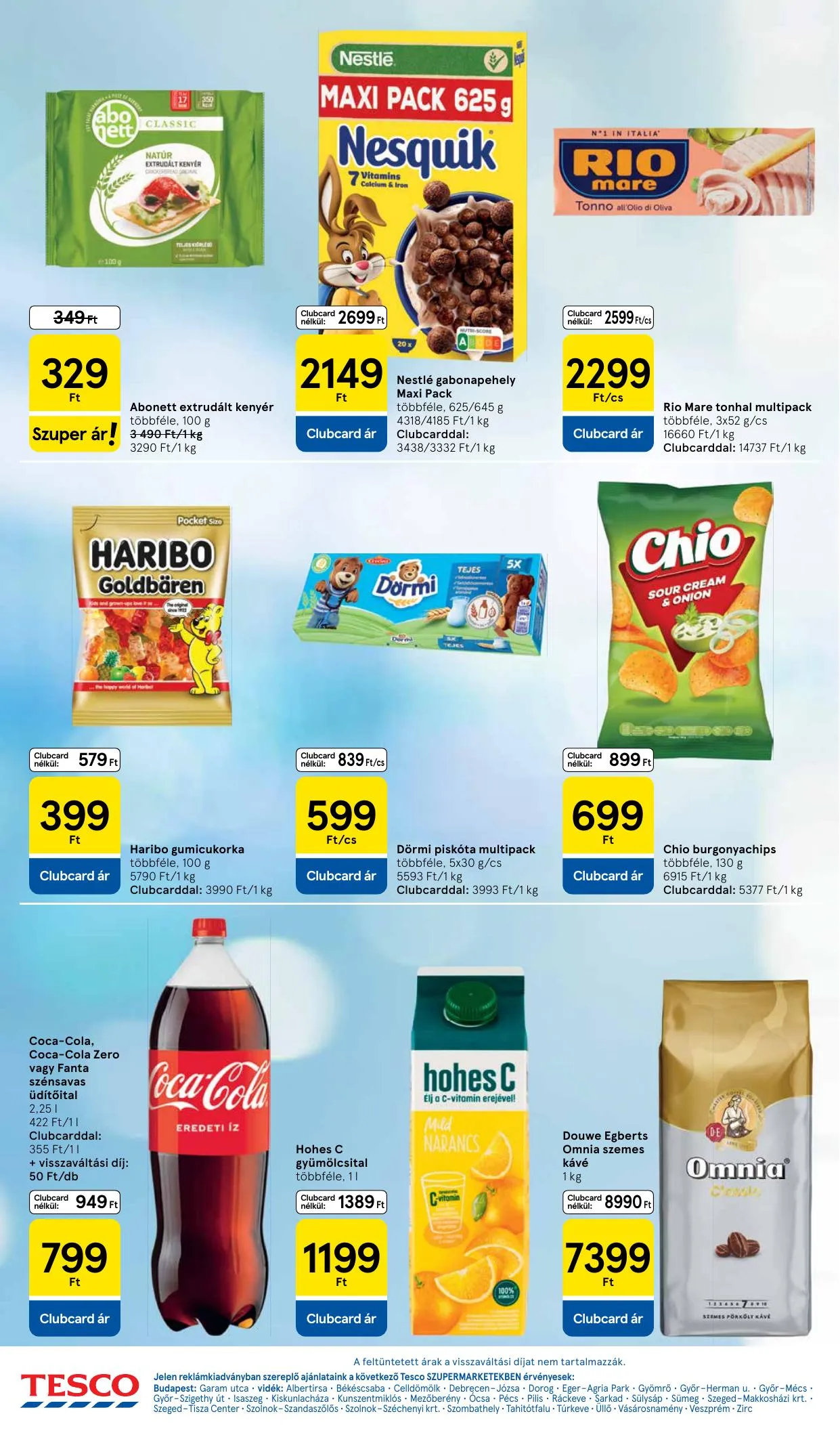 Tesco akciós újság Szupermarket 04.07–04.15 – 6. oldal