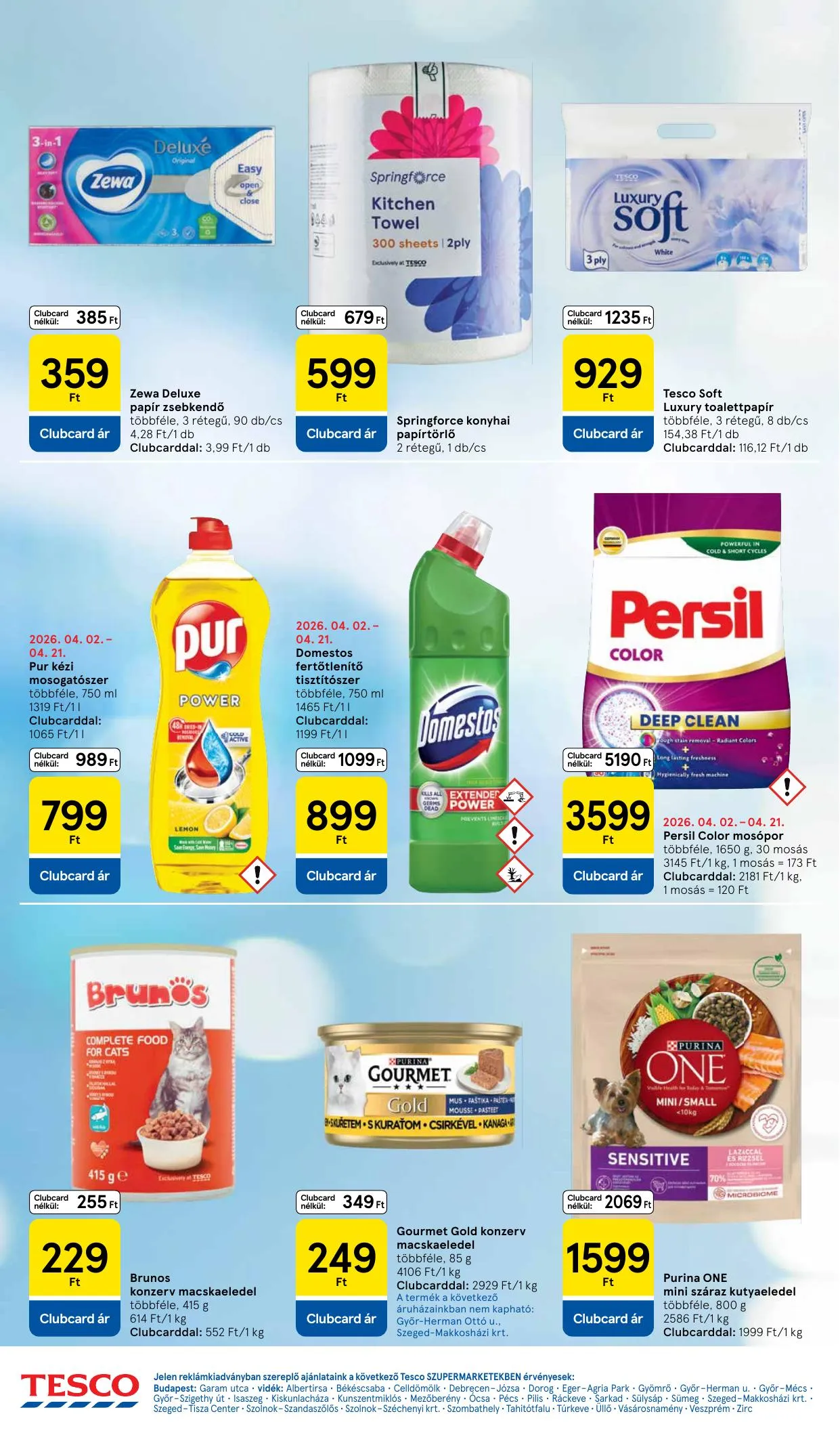 Tesco akciós újság Szupermarket 04.16–04.22 – 6. oldal