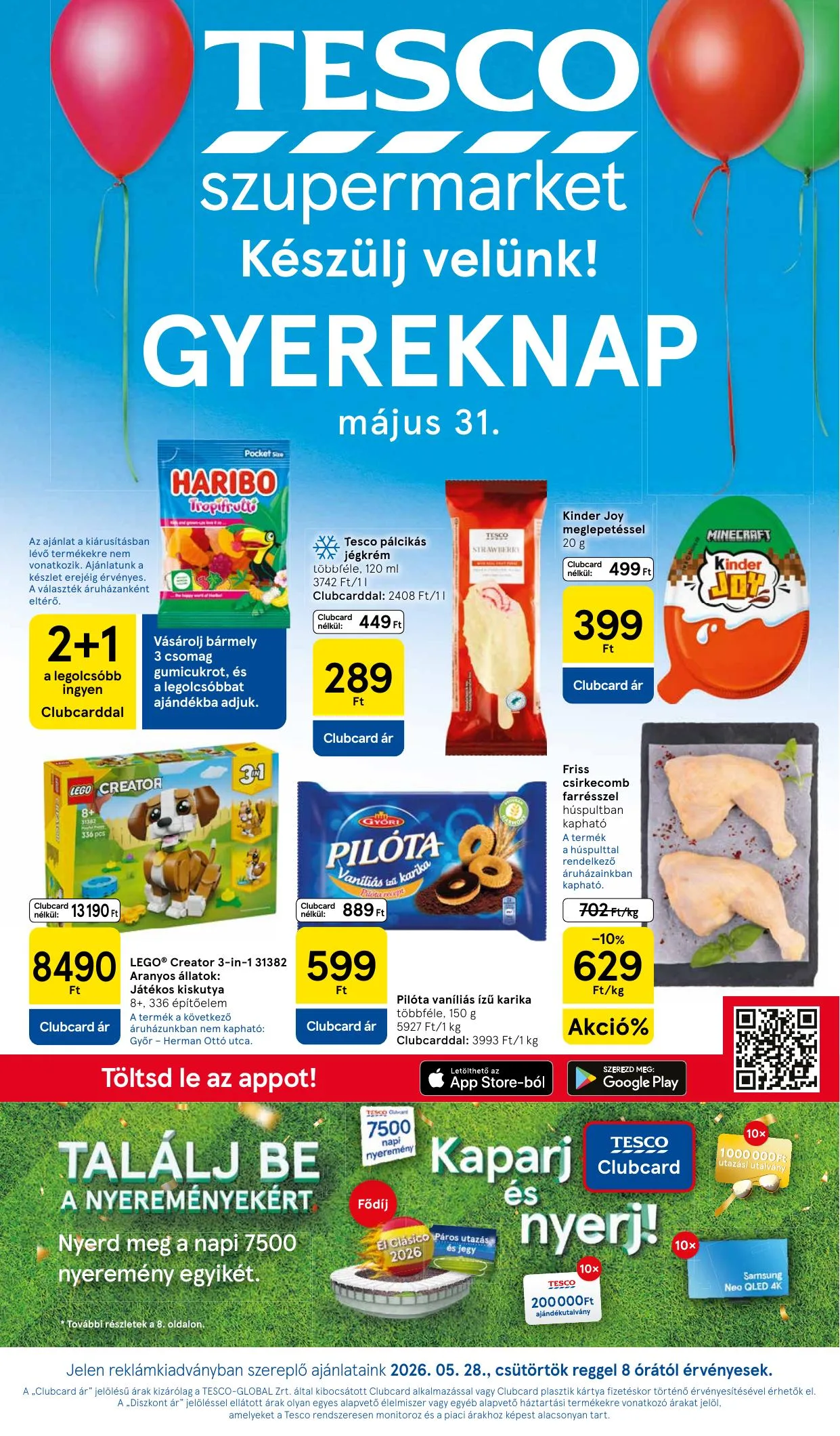 Tesco akciós újság Szupermarket 05.28–06.03