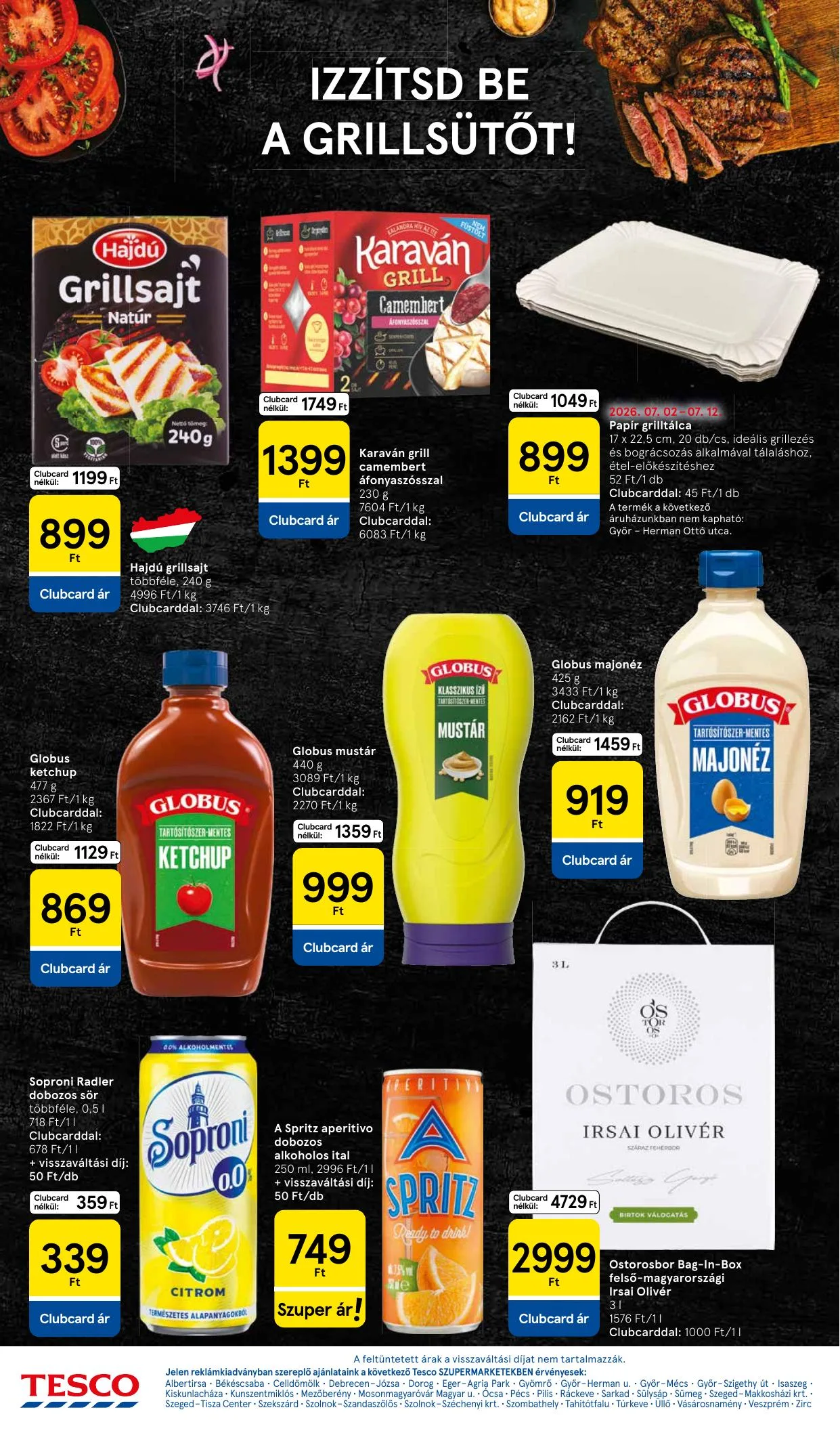 Tesco akciós újság Szupermarket 07.09–07.15 – 4. oldal