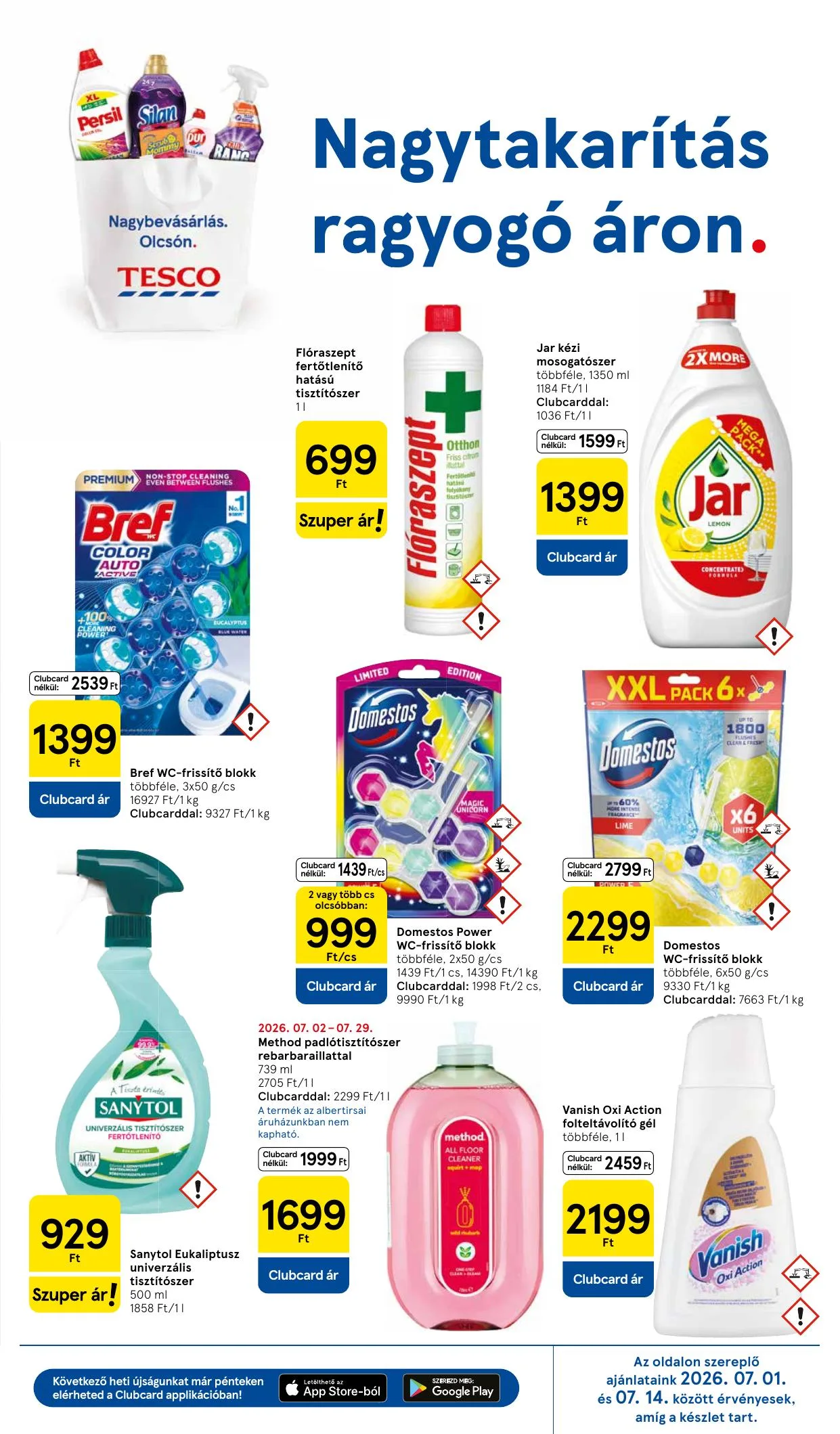 Tesco akciós újság Szupermarket 07.09–07.15 – 7. oldal